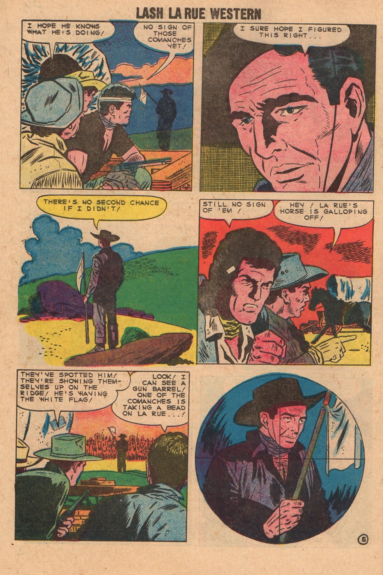 Read online Lash Larue Western (1949) comic -  Issue #74 - 8