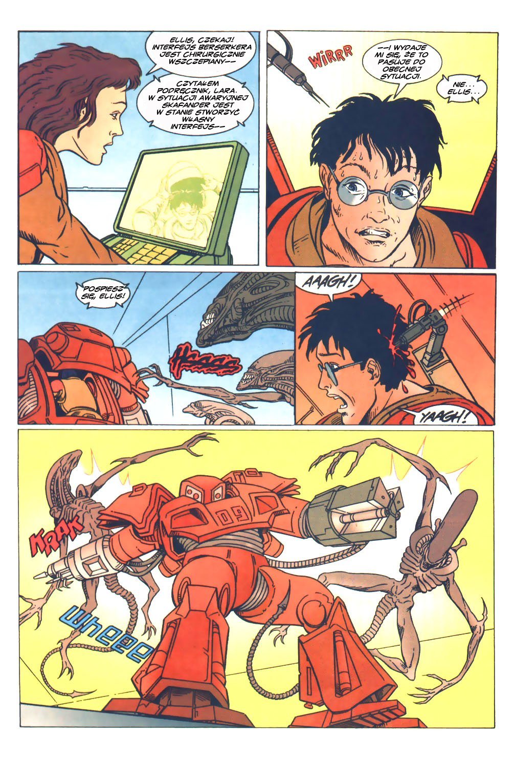 Read online Aliens: Berserker comic -  Issue #4 - 6