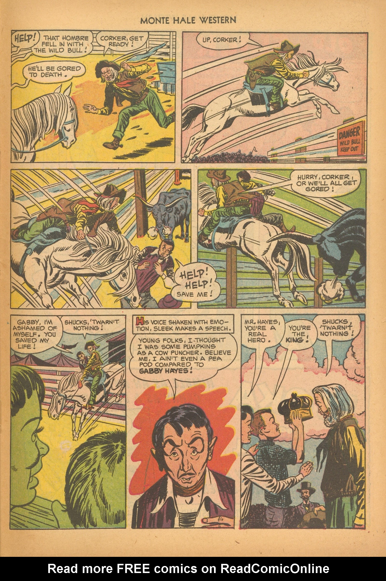 Read online Monte Hale Western comic -  Issue #74 - 27