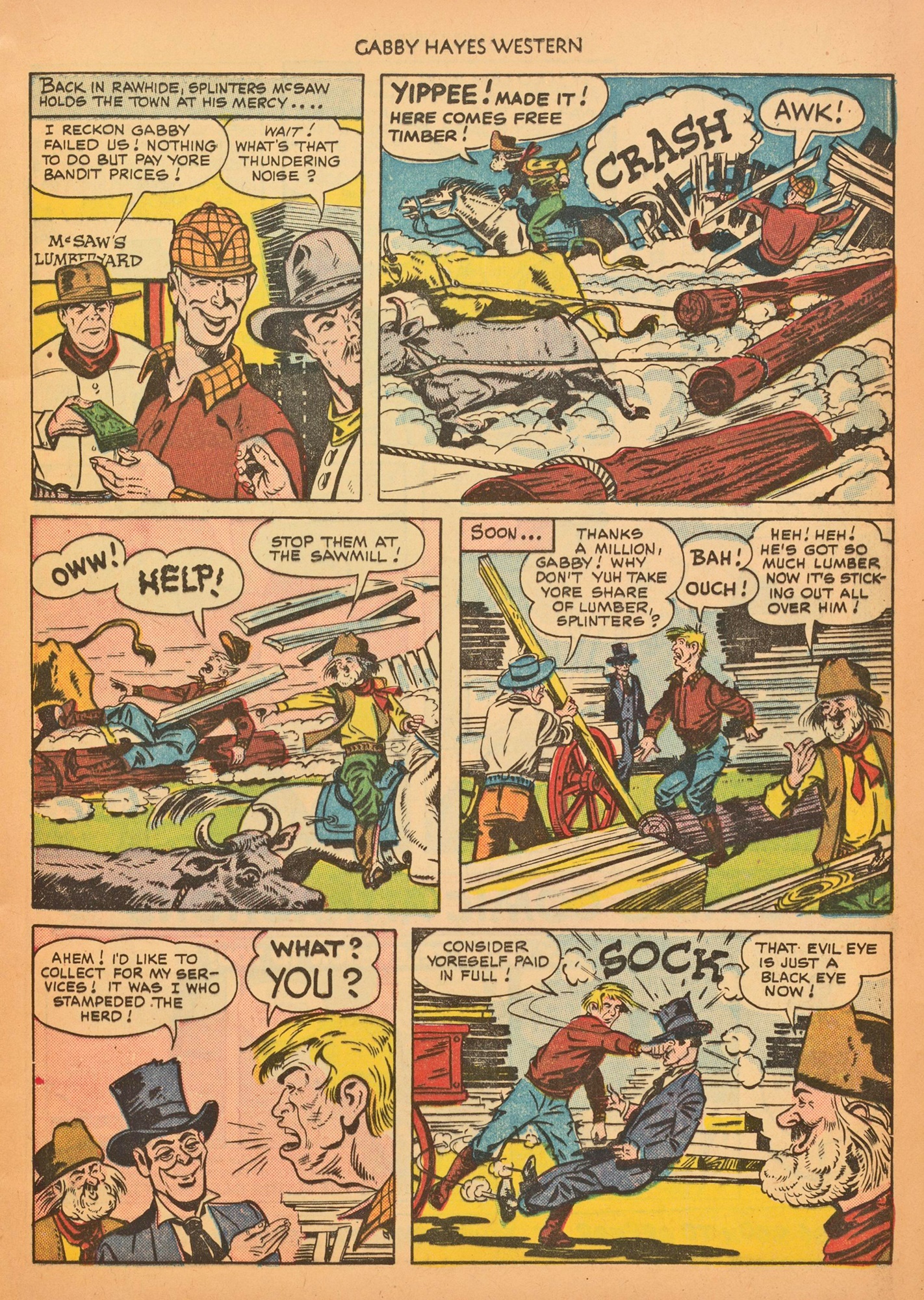Read online Gabby Hayes Western comic -  Issue #25 - 13