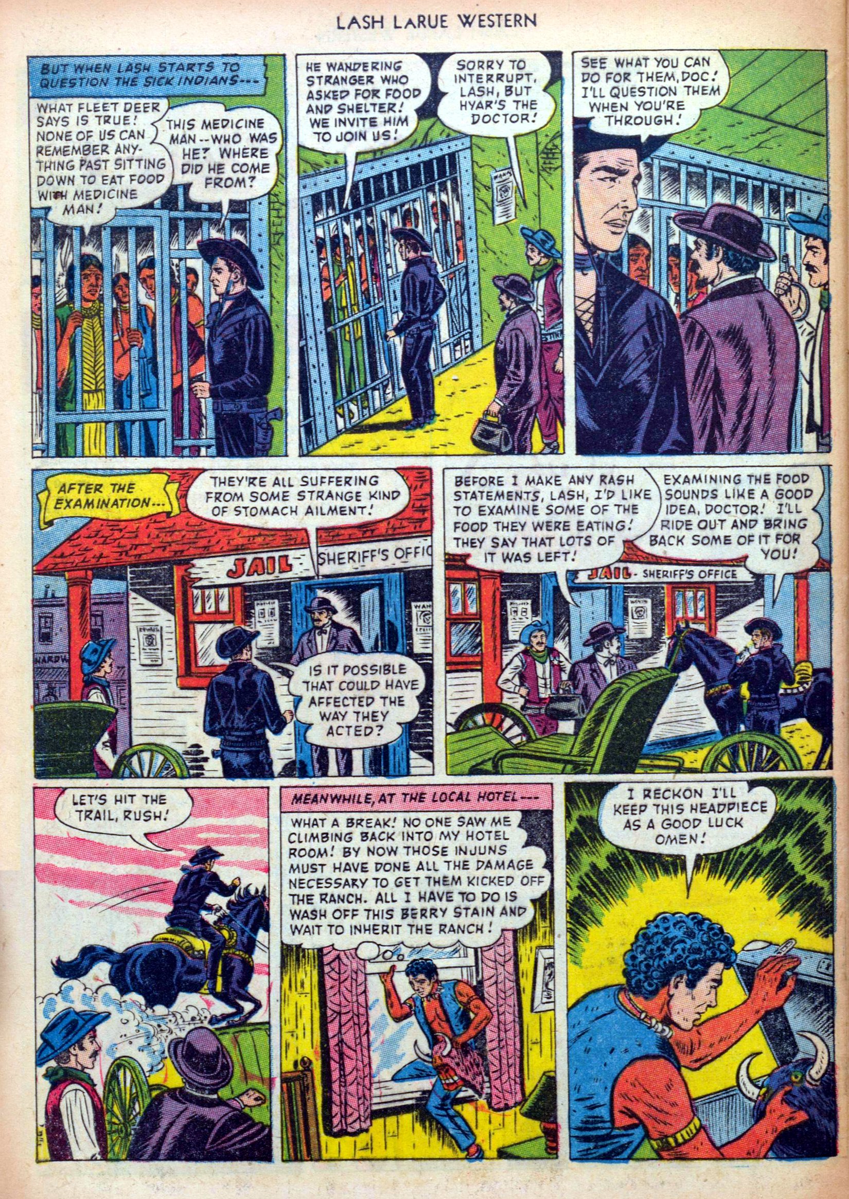Read online Lash Larue Western (1949) comic -  Issue #36 - 32