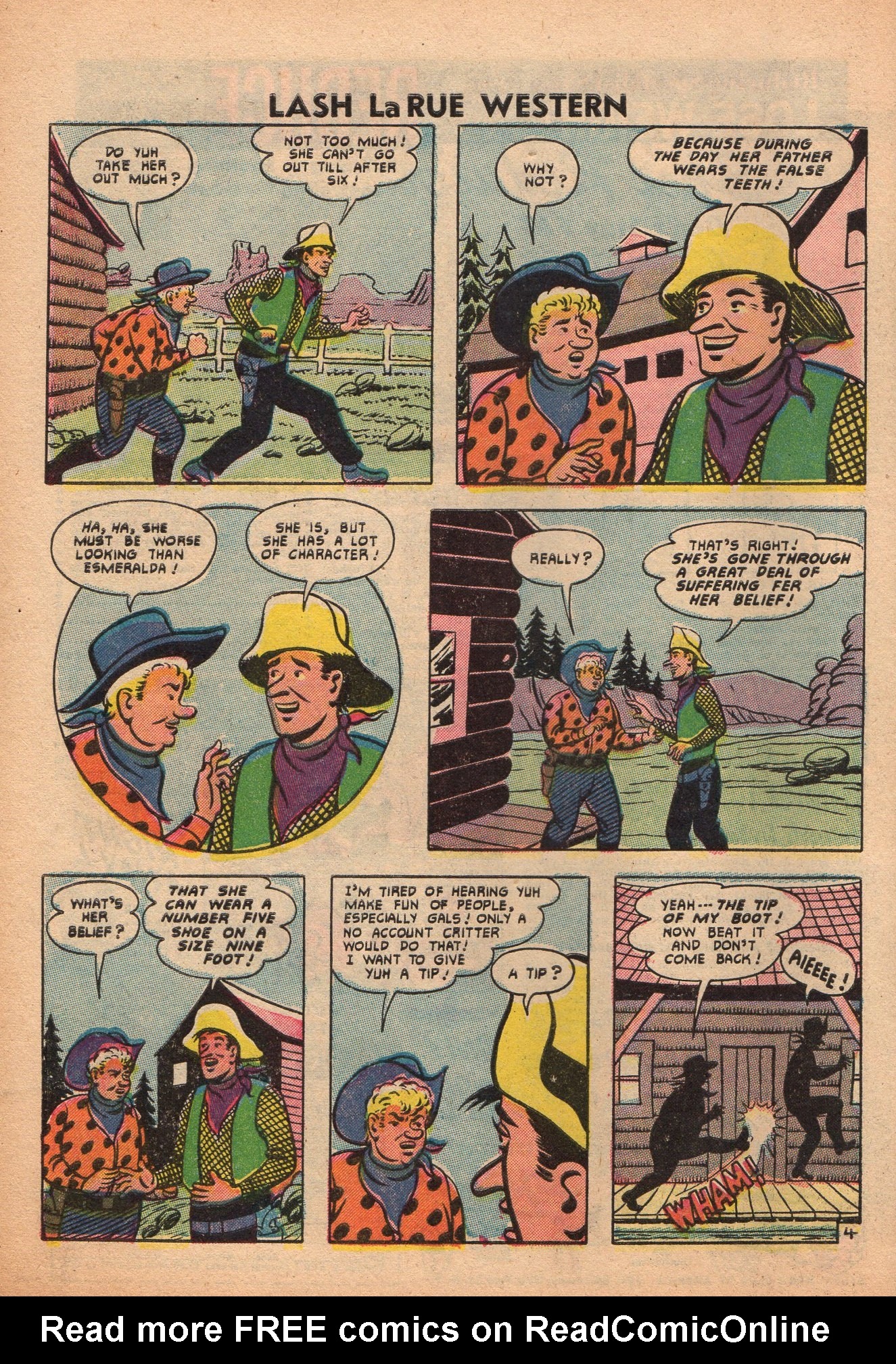 Read online Lash Larue Western (1949) comic -  Issue #61 - 32