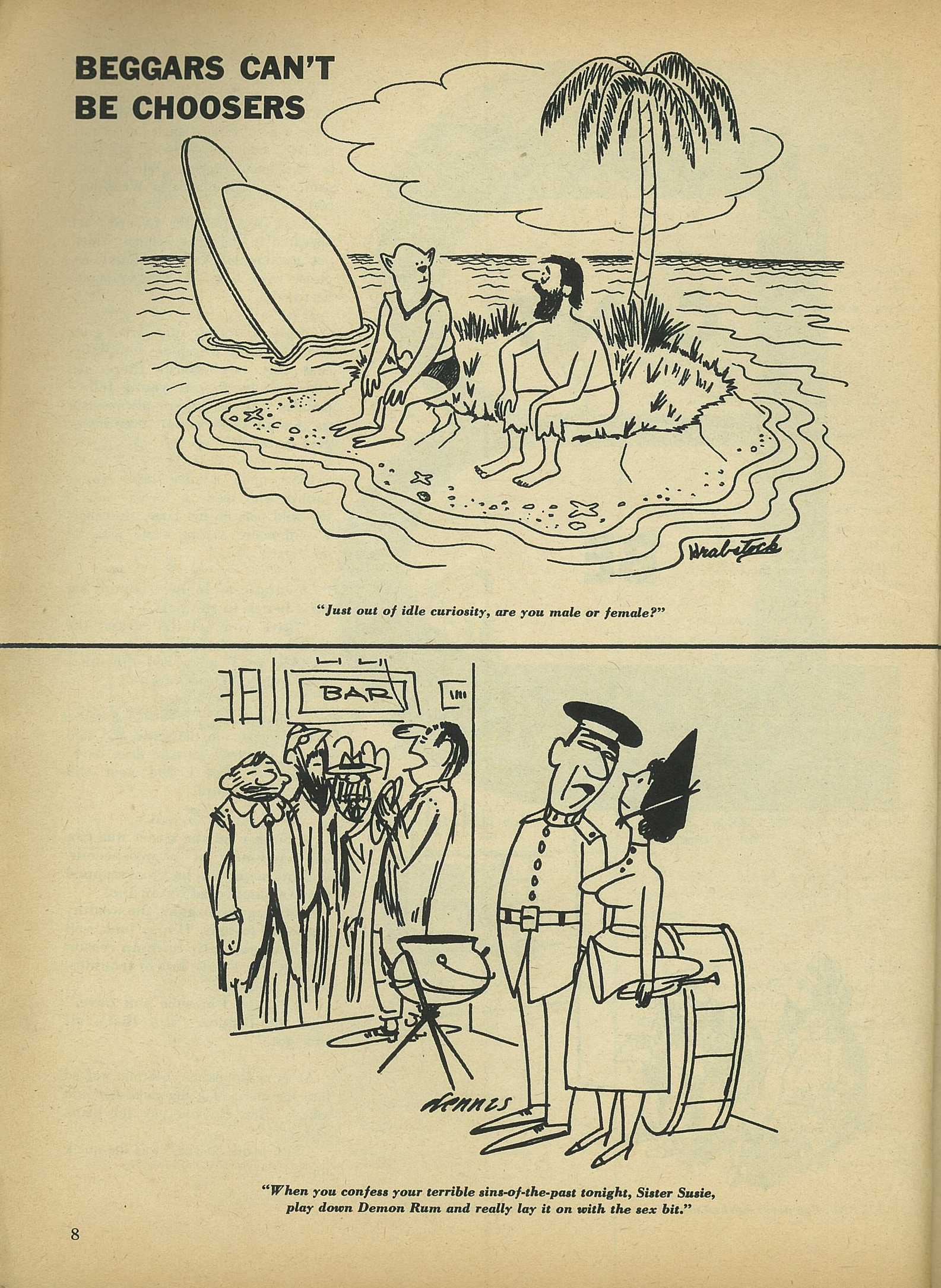 Read online Cartoons and Gags comic -  Issue #5 - 8