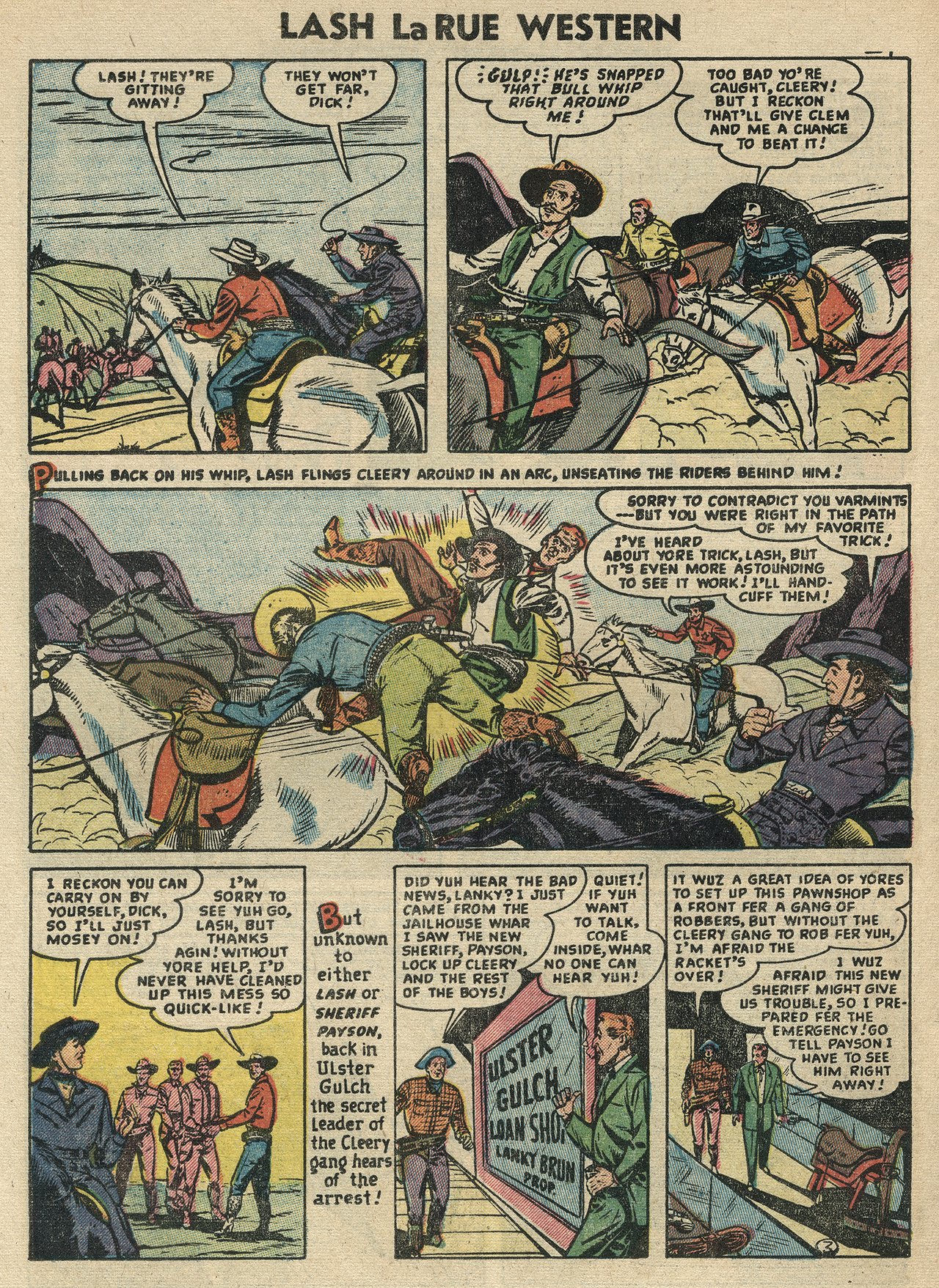 Read online Lash Larue Western (1949) comic -  Issue #47 - 26