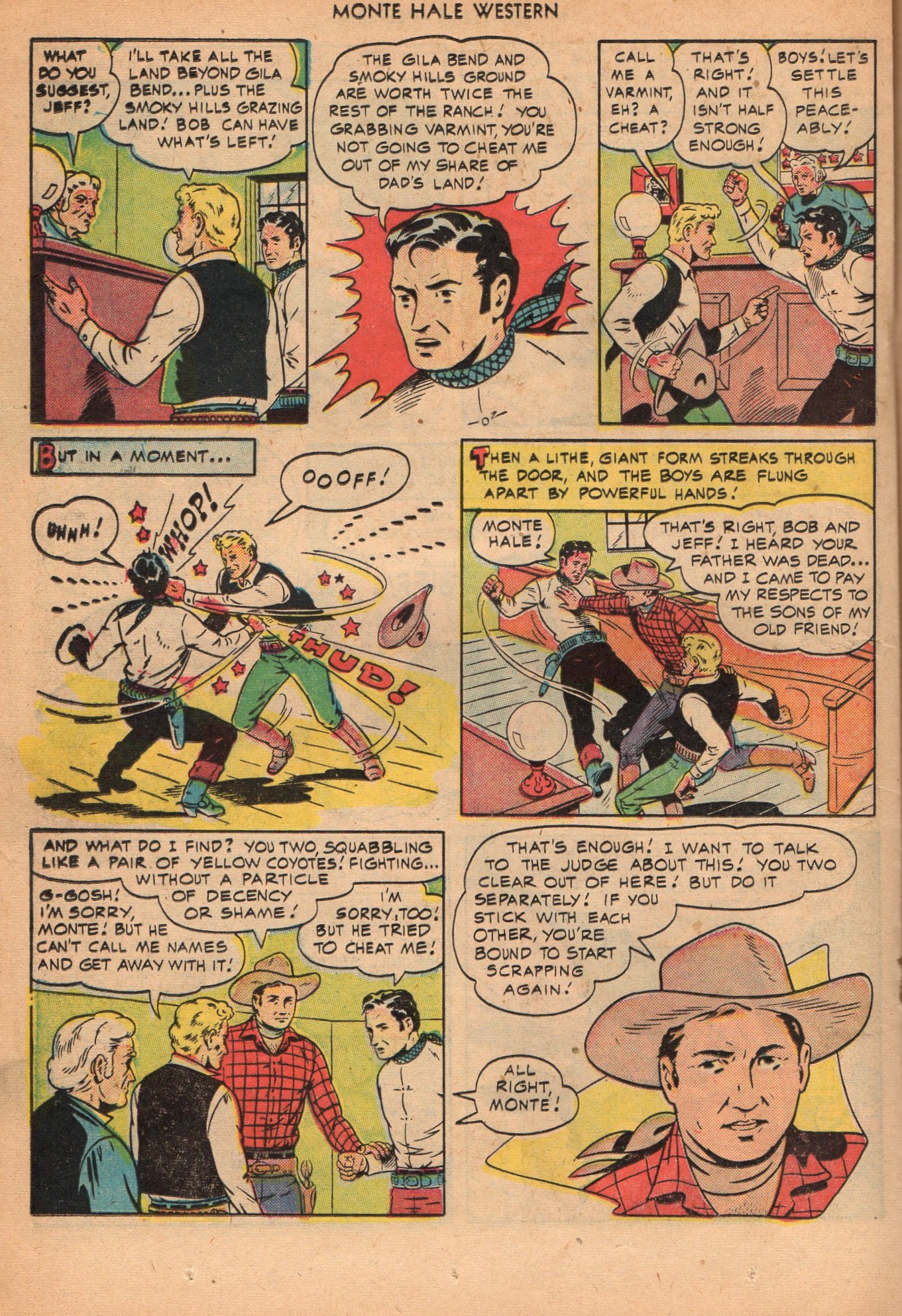 Read online Monte Hale Western comic -  Issue #51 - 28