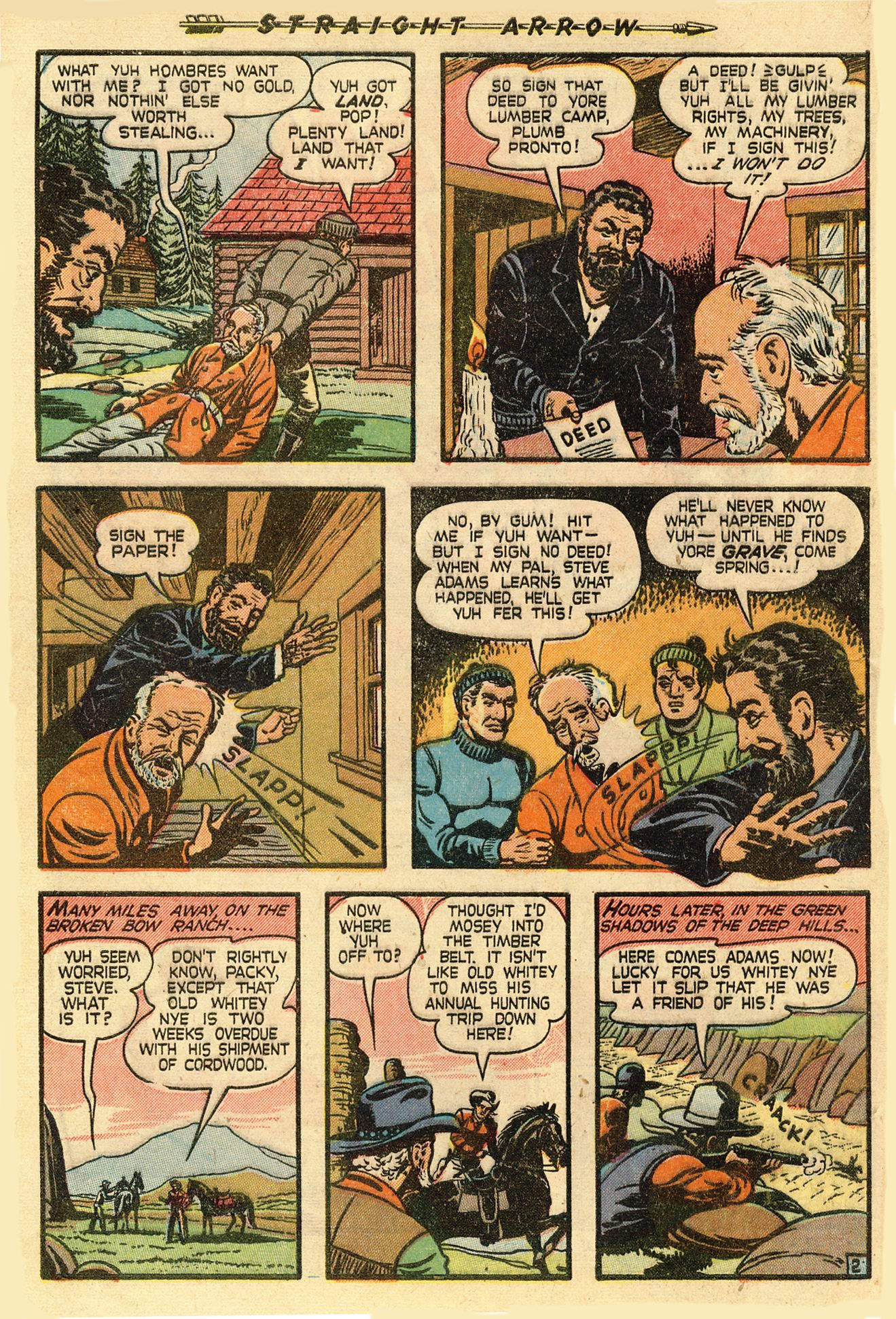 Read online Straight Arrow comic -  Issue #8 - 4