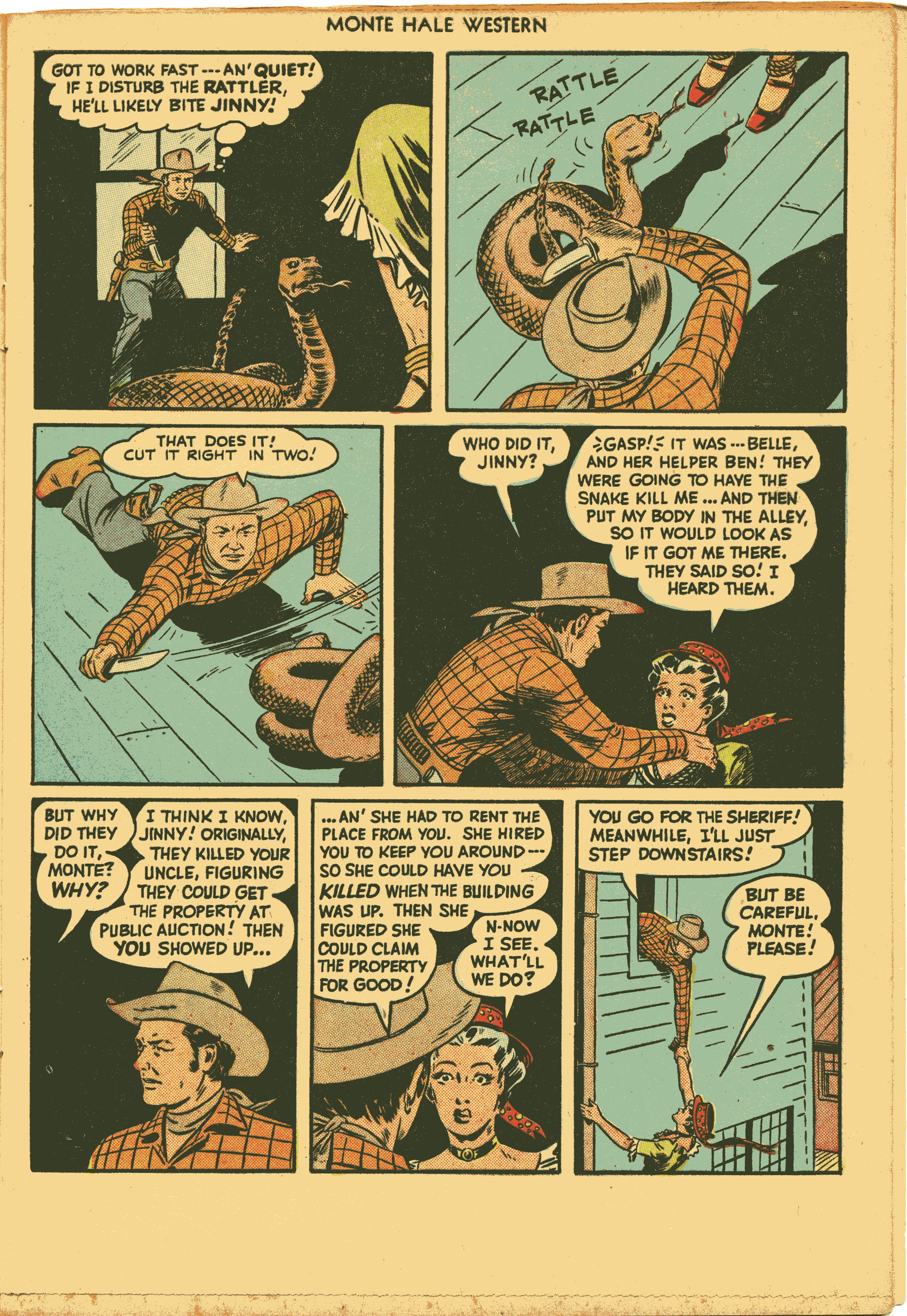 Read online Monte Hale Western comic -  Issue #31 - 21
