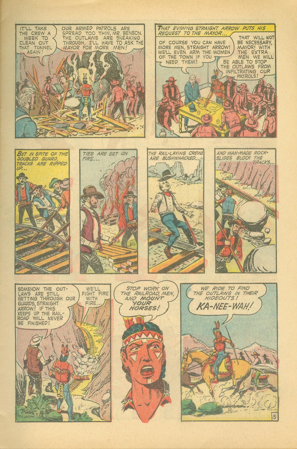 Read online Straight Arrow comic -  Issue #42 - 8