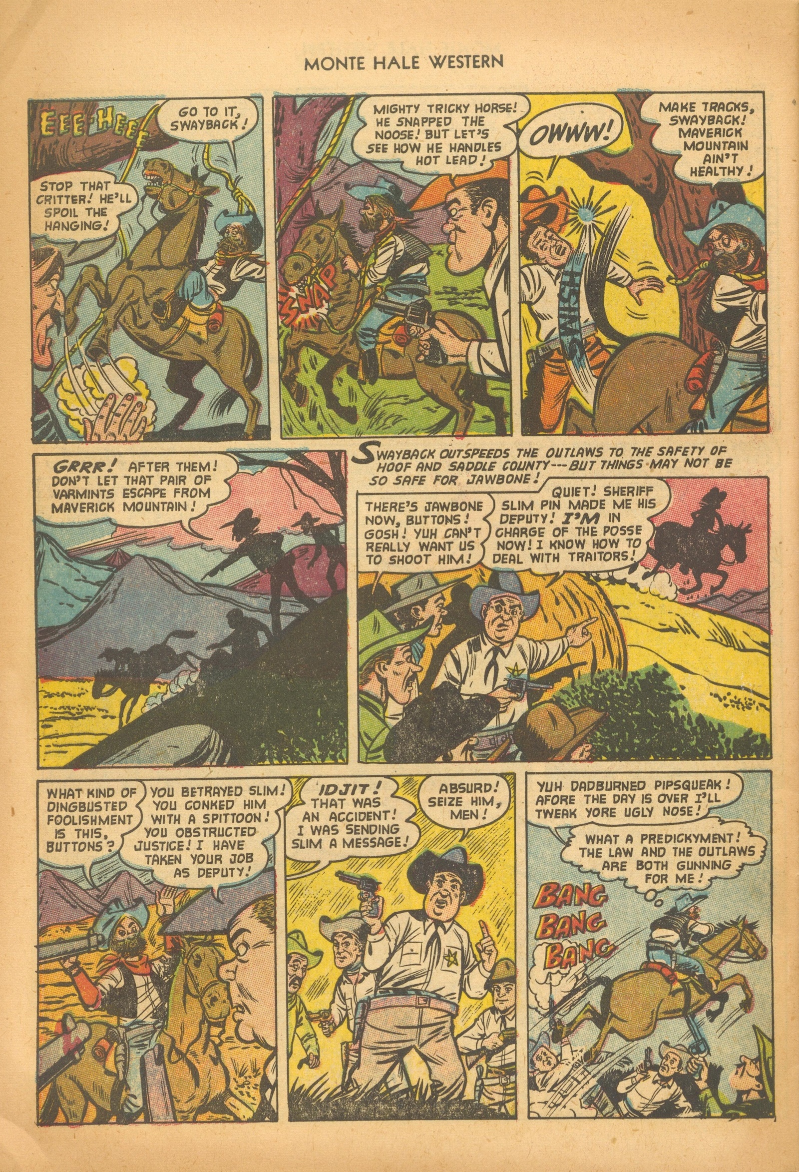 Read online Monte Hale Western comic -  Issue #80 - 32