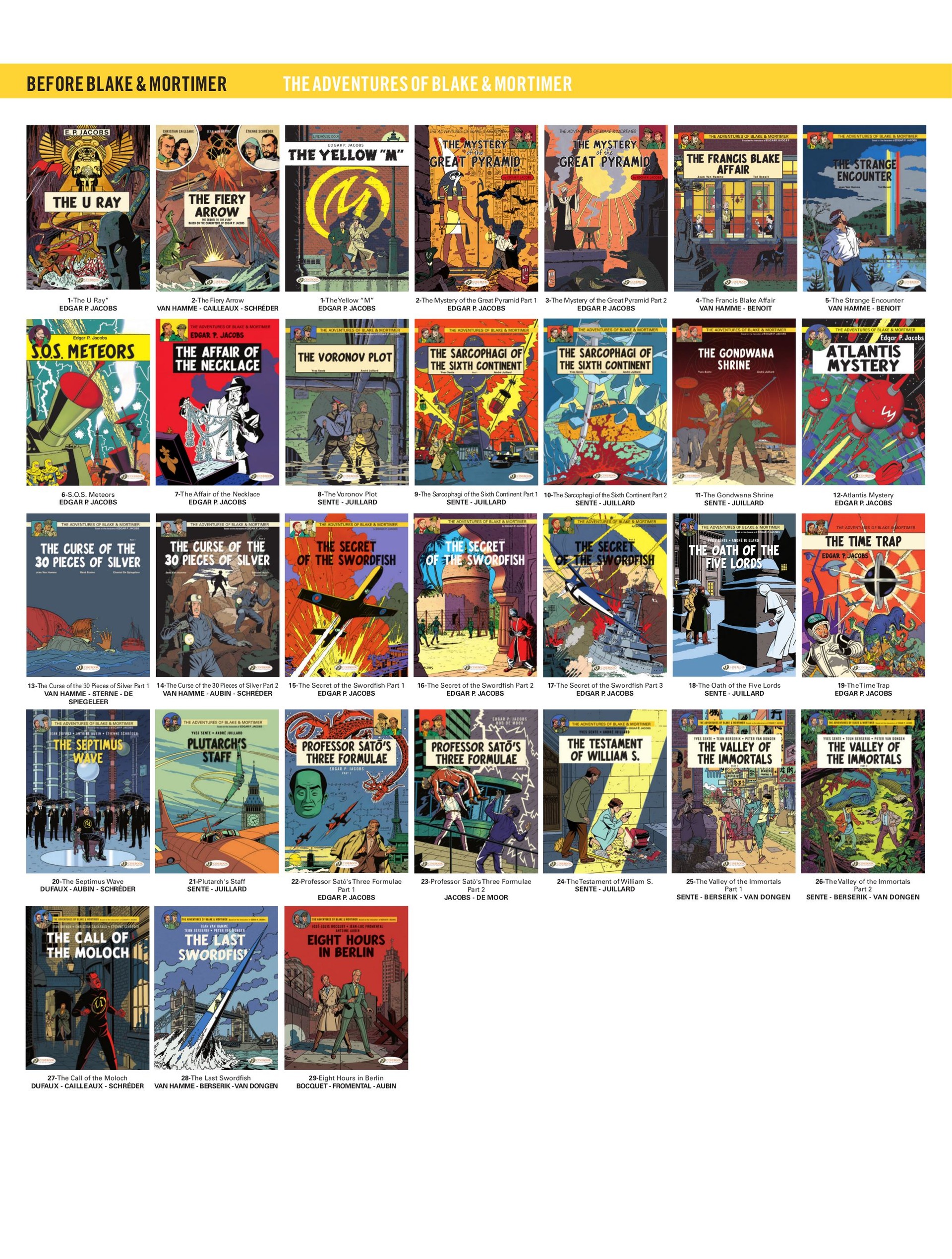 Read online Before Blake & Mortimer comic -  Issue #1 - 50