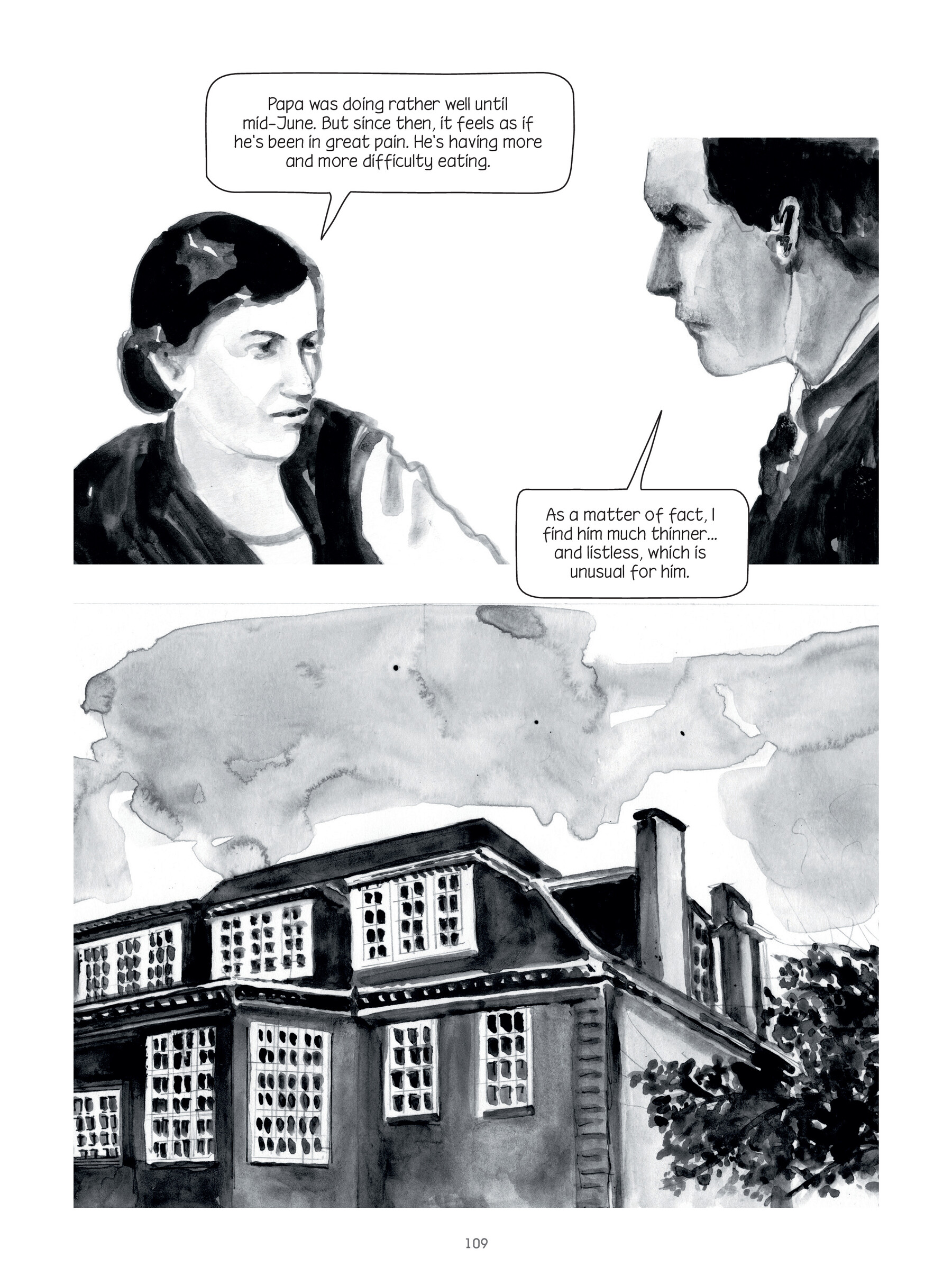 Read online Through Clouds of Smoke: Freud's Final Days comic -  Issue # TPB - 107