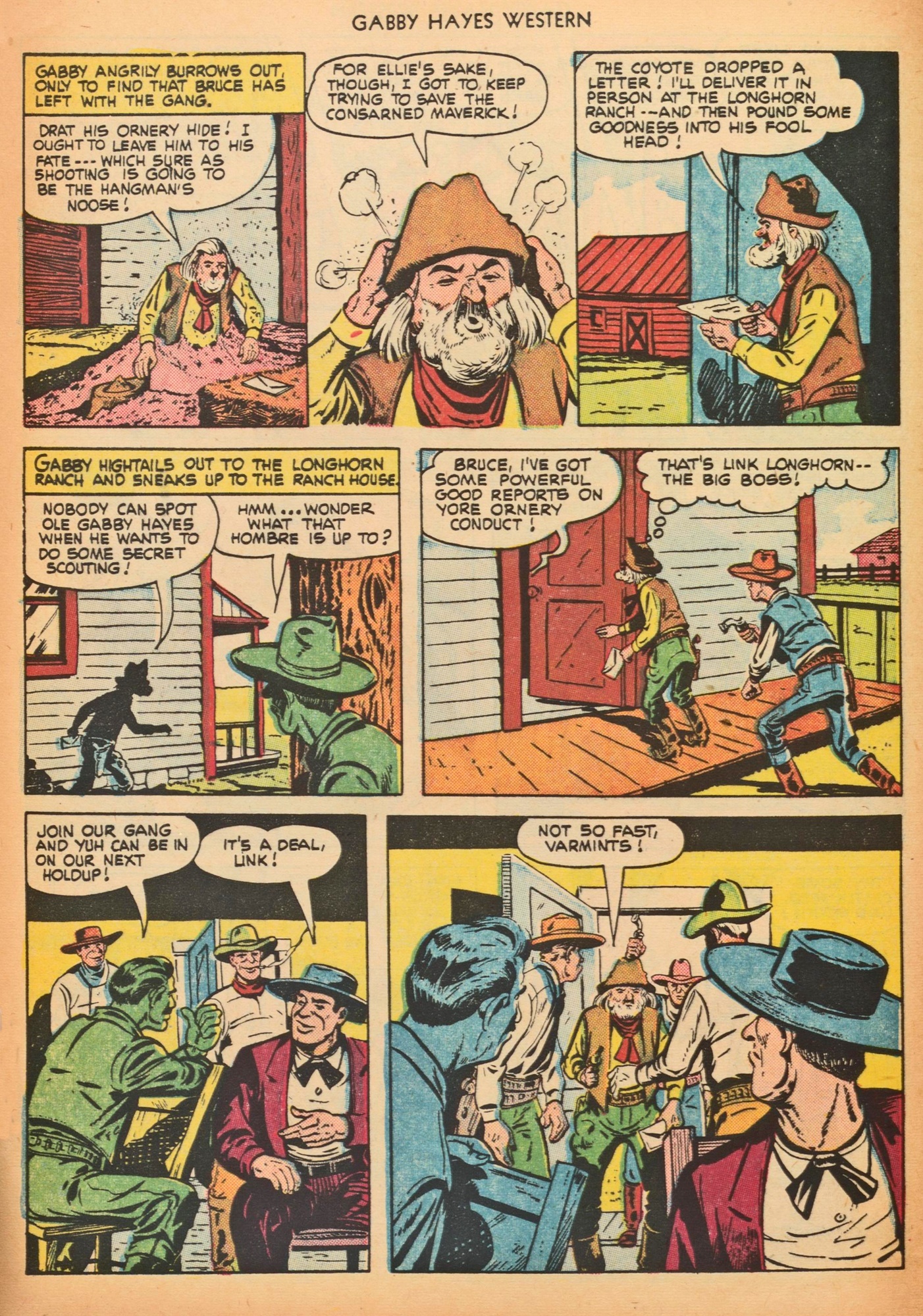 Read online Gabby Hayes Western comic -  Issue #33 - 8