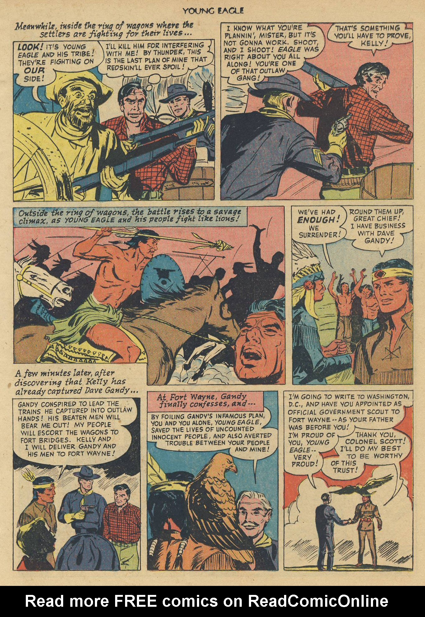 Read online Young Eagle comic -  Issue #1 - 13