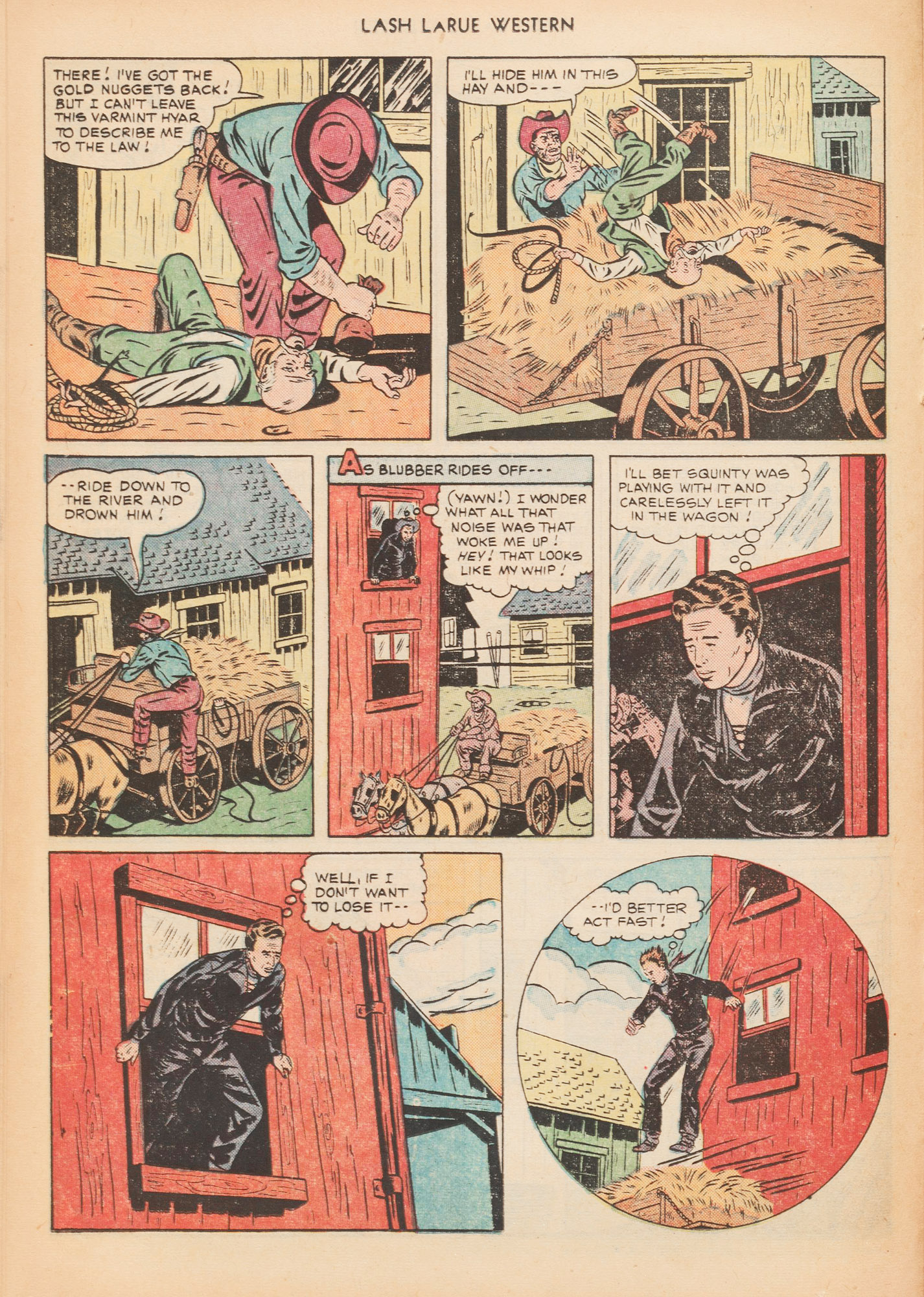 Read online Lash Larue Western (1949) comic -  Issue #10 - 24