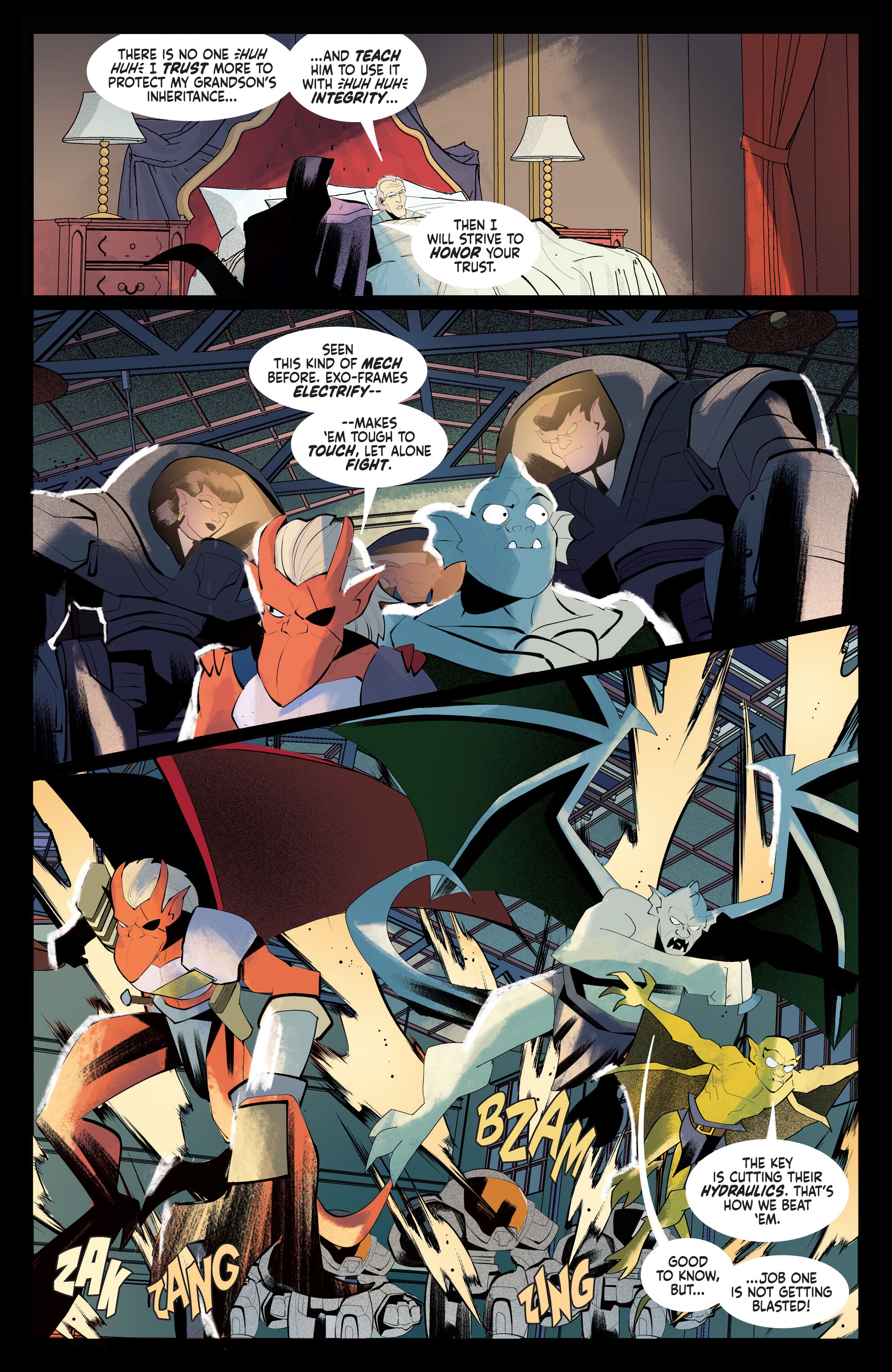 Read online Gargoyles (2022) comic -  Issue #11 - 22