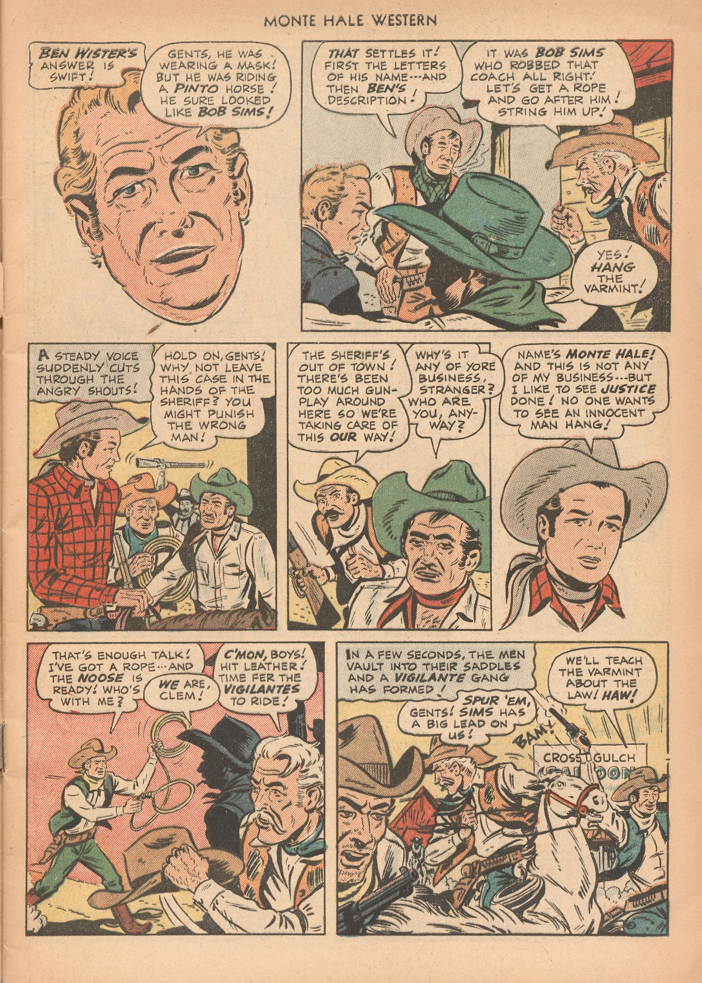 Read online Monte Hale Western comic -  Issue #43 - 5