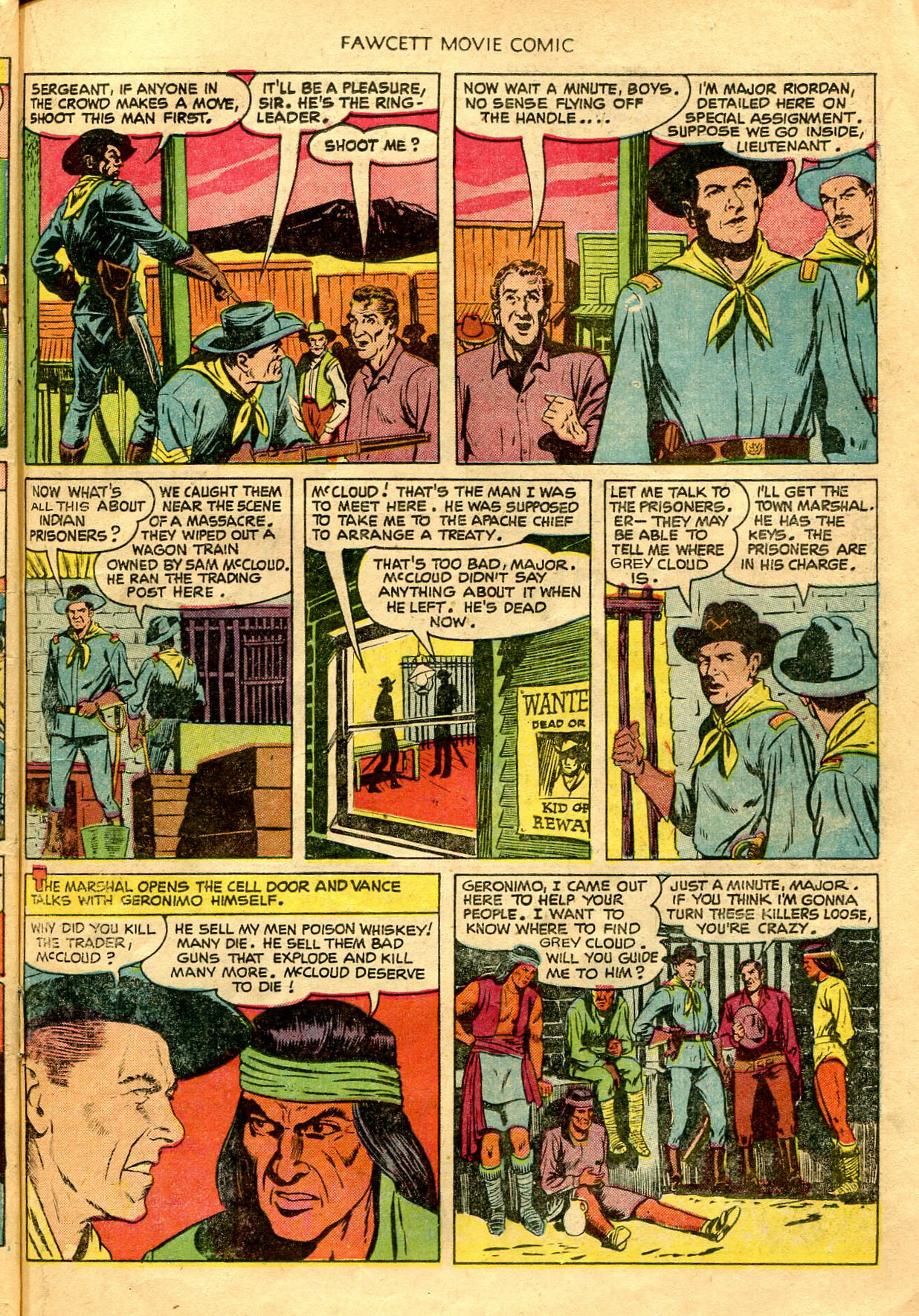 Read online Fawcett Movie Comic comic -  Issue #14 - 15