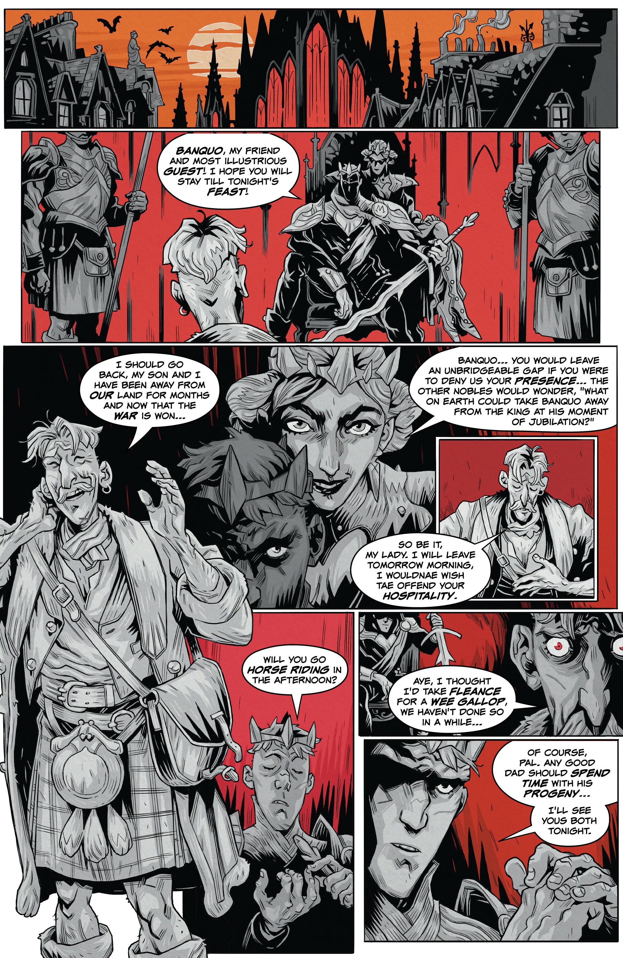 Read online Macbeth: A Tale of Horror comic -  Issue # TPB - 46