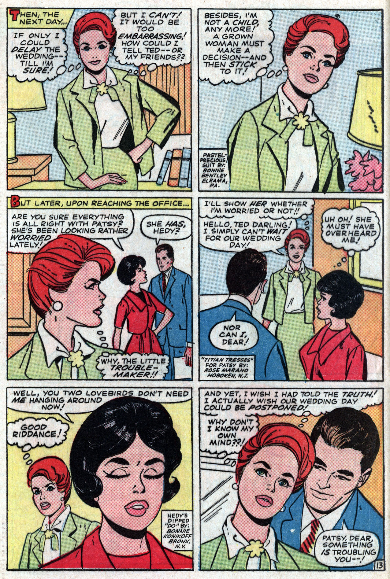 Read online Patsy and Hedy comic -  Issue #98 - 21