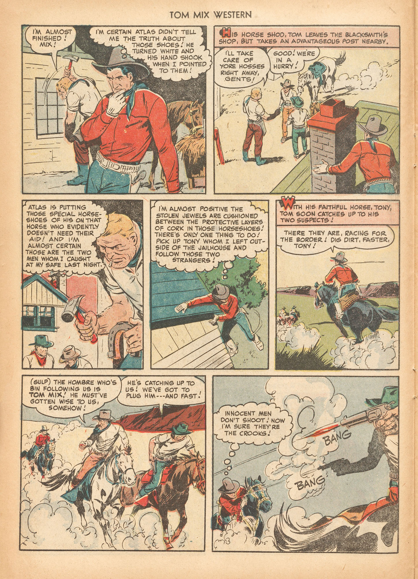 Read online Tom Mix Western (1948) comic -  Issue #23 - 18
