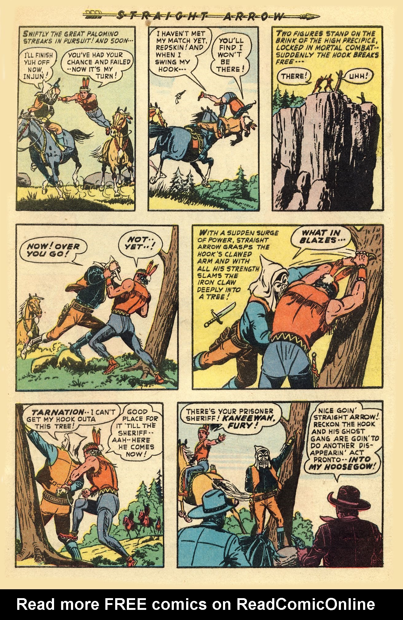 Read online Straight Arrow comic -  Issue #11 - 33
