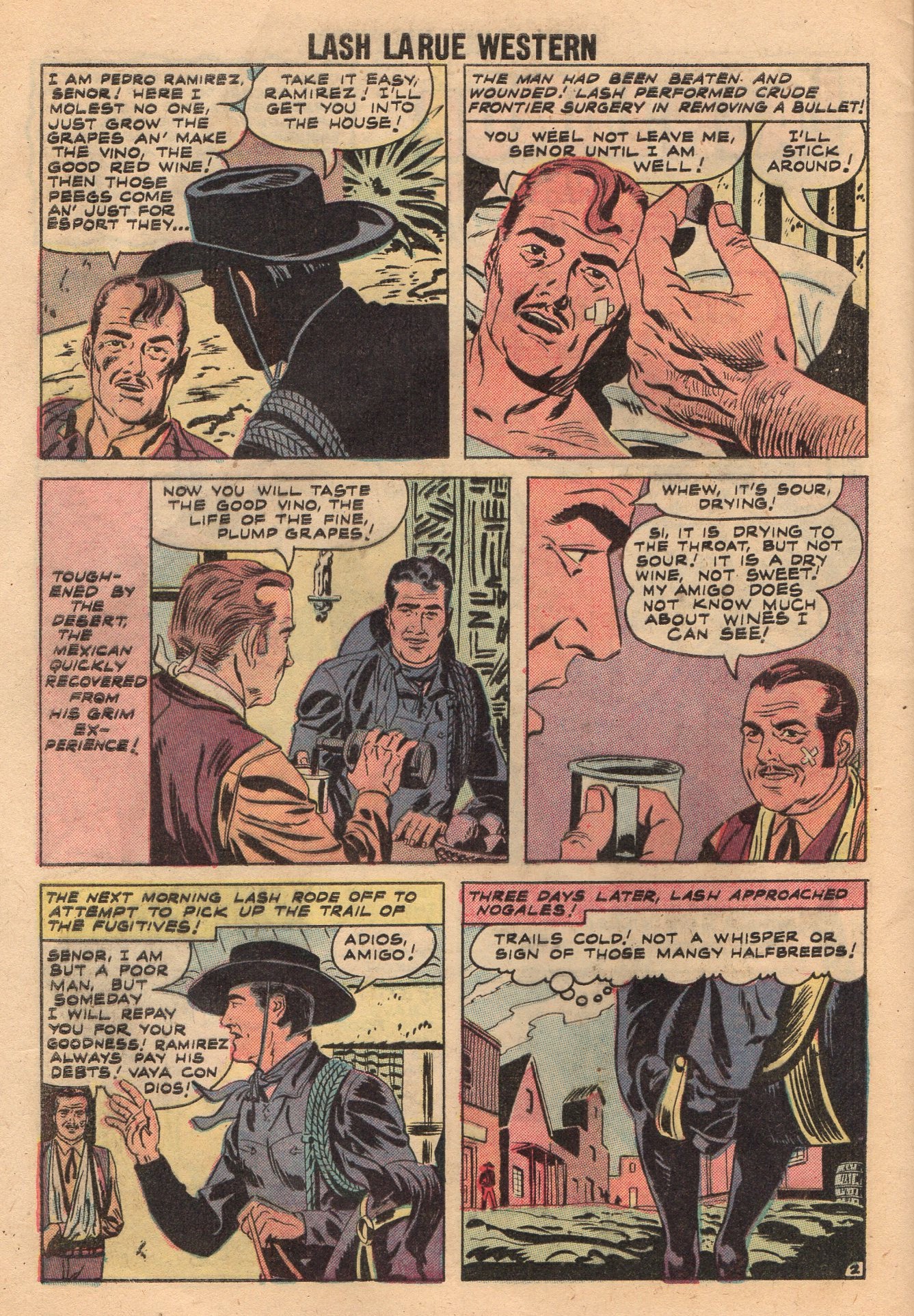 Read online Lash Larue Western (1949) comic -  Issue #70 - 28