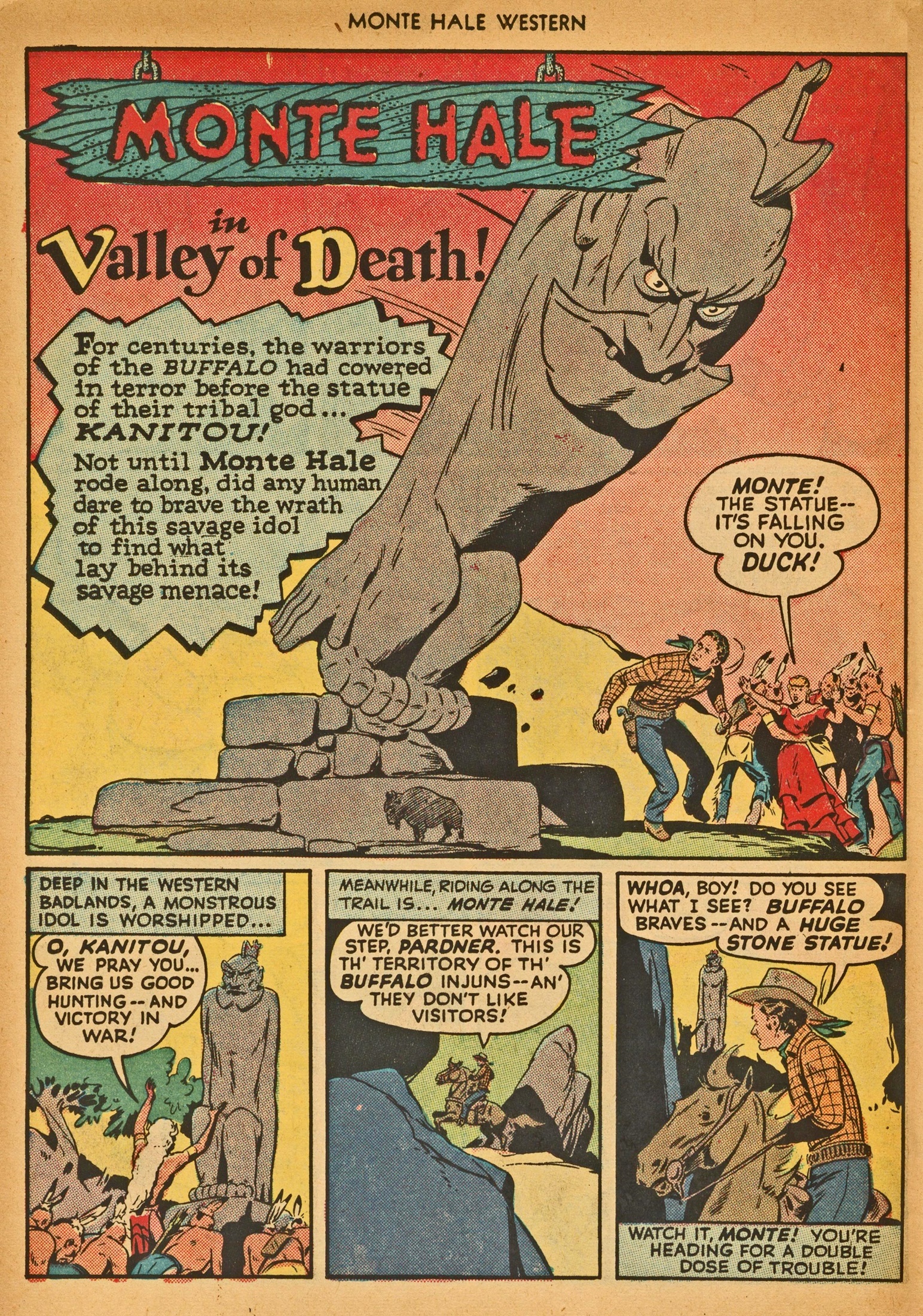 Read online Monte Hale Western comic -  Issue #30 - 40
