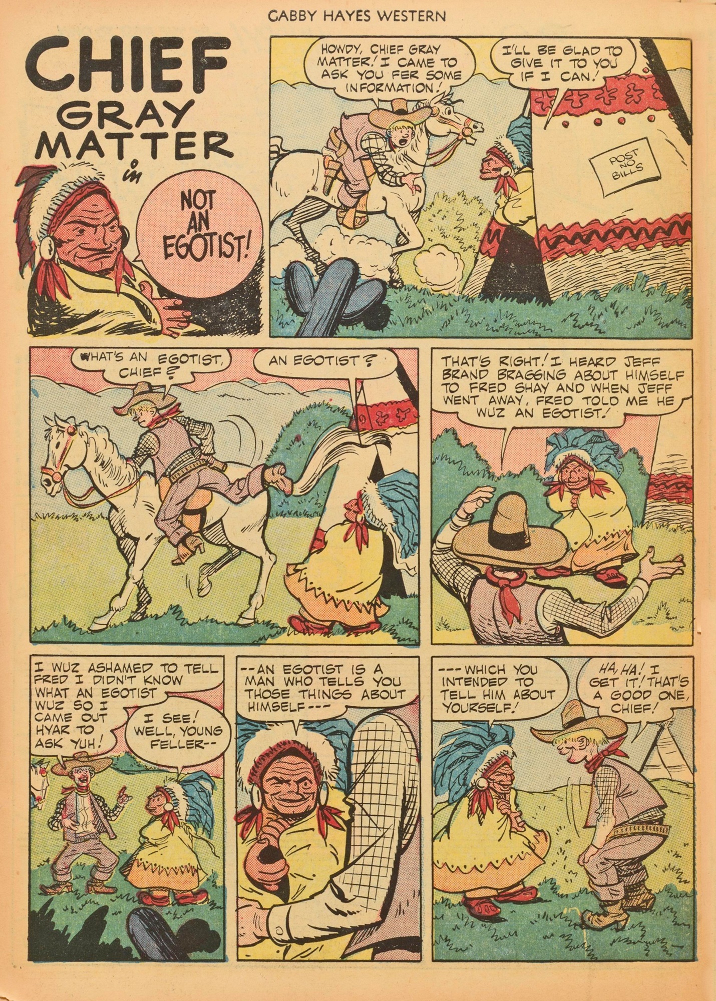 Read online Gabby Hayes Western comic -  Issue #25 - 34