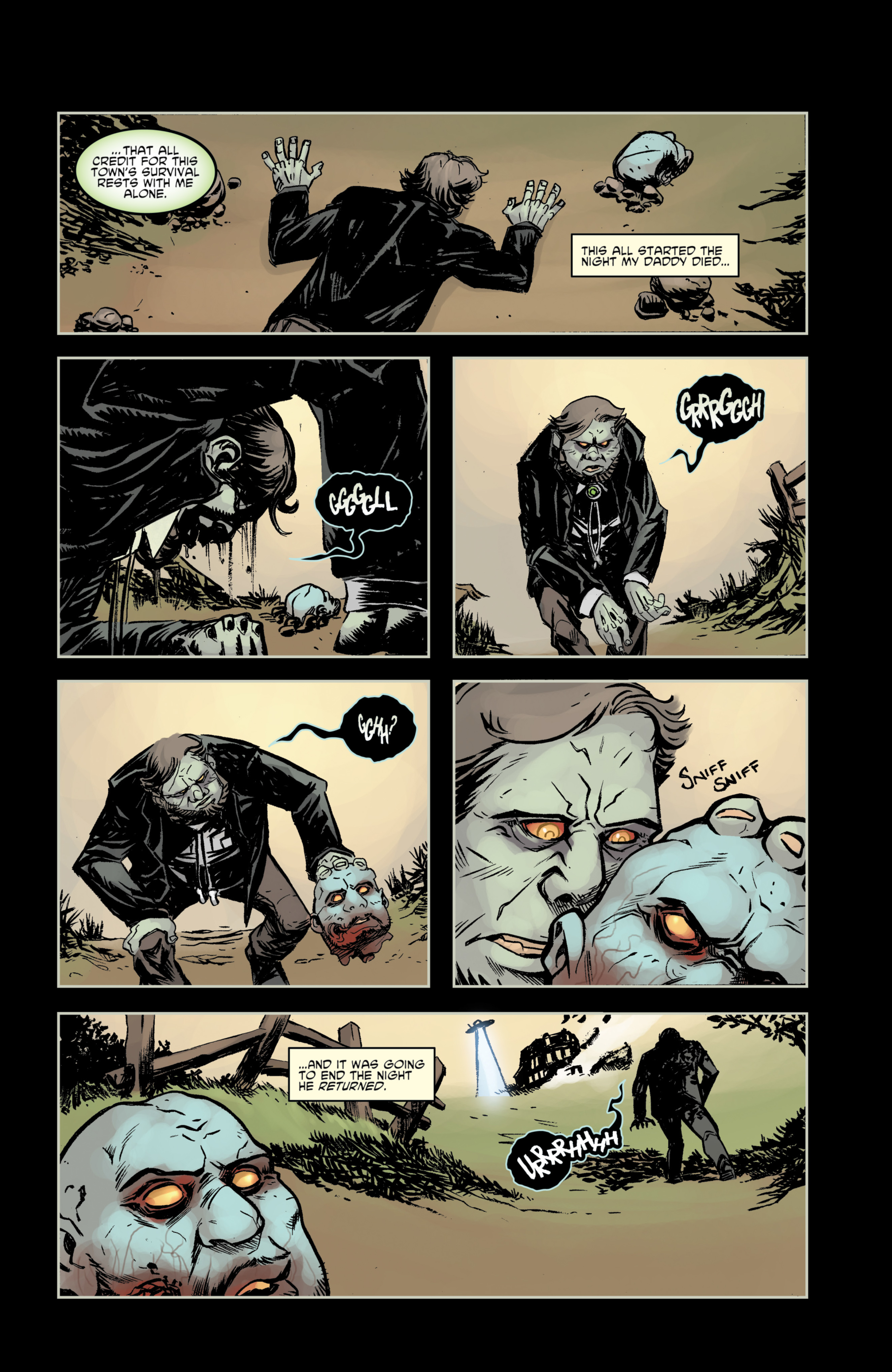 Read online The Colonized: Zombies vs. Aliens comic -  Issue # TPB - 81