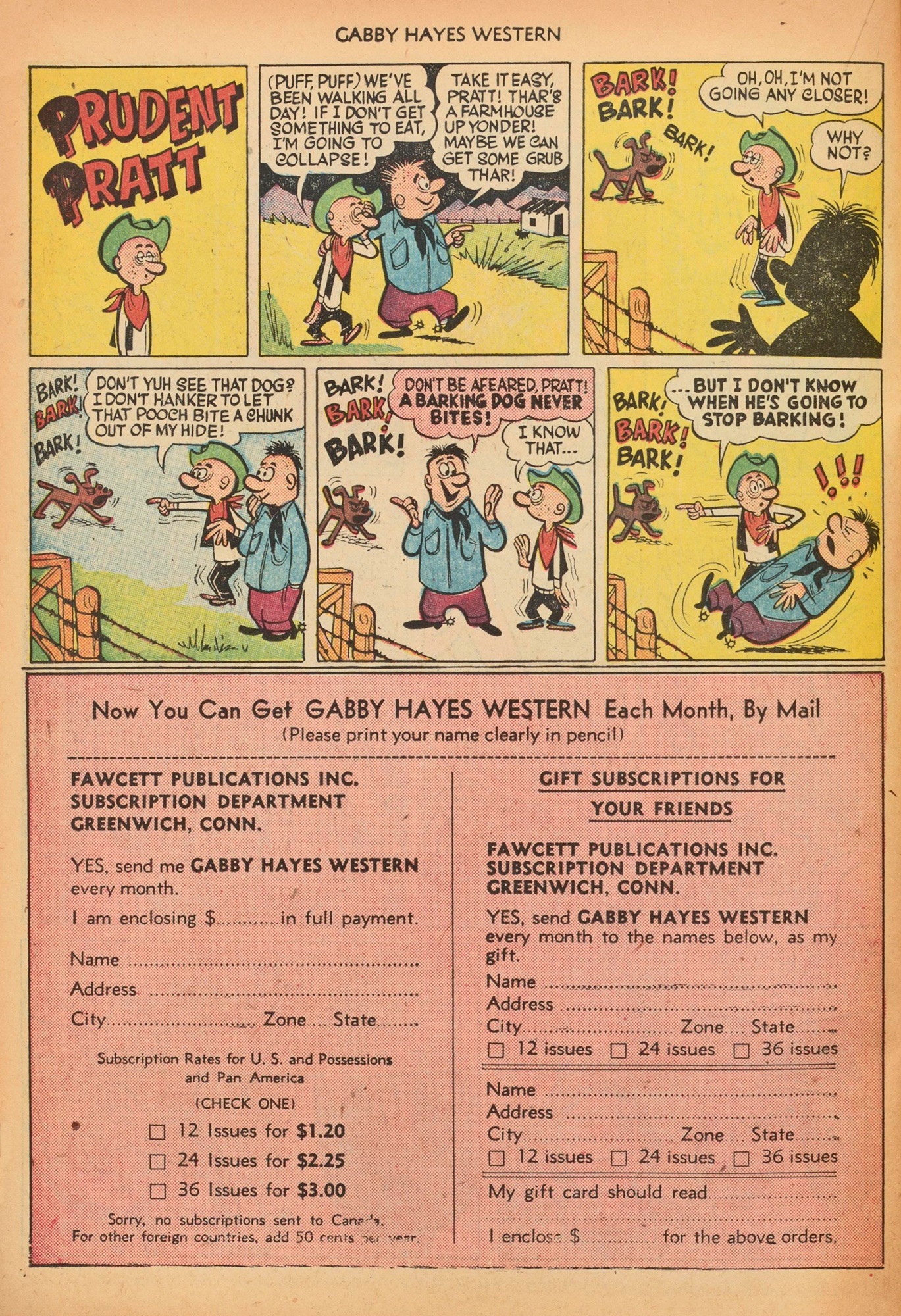 Read online Gabby Hayes Western comic -  Issue #33 - 22