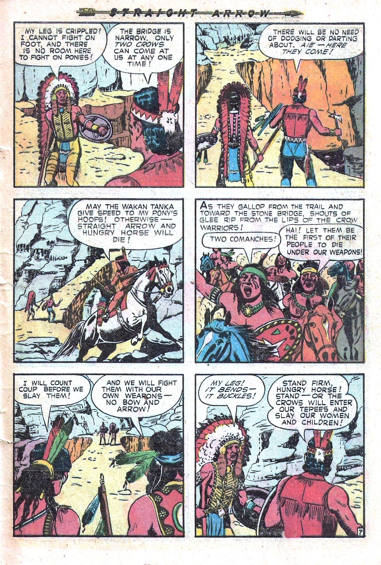 Read online Straight Arrow comic -  Issue #21 - 9