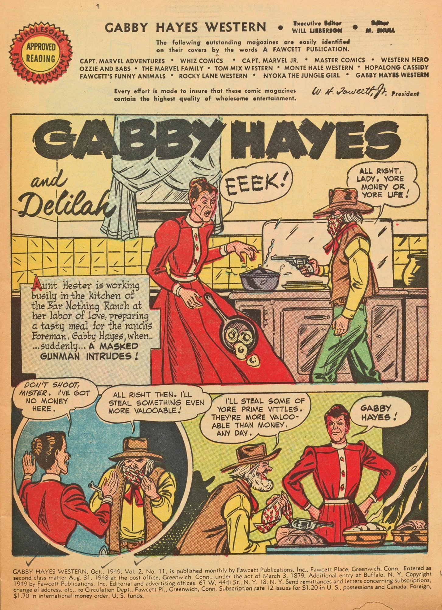 Read online Gabby Hayes Western comic -  Issue #11 - 3