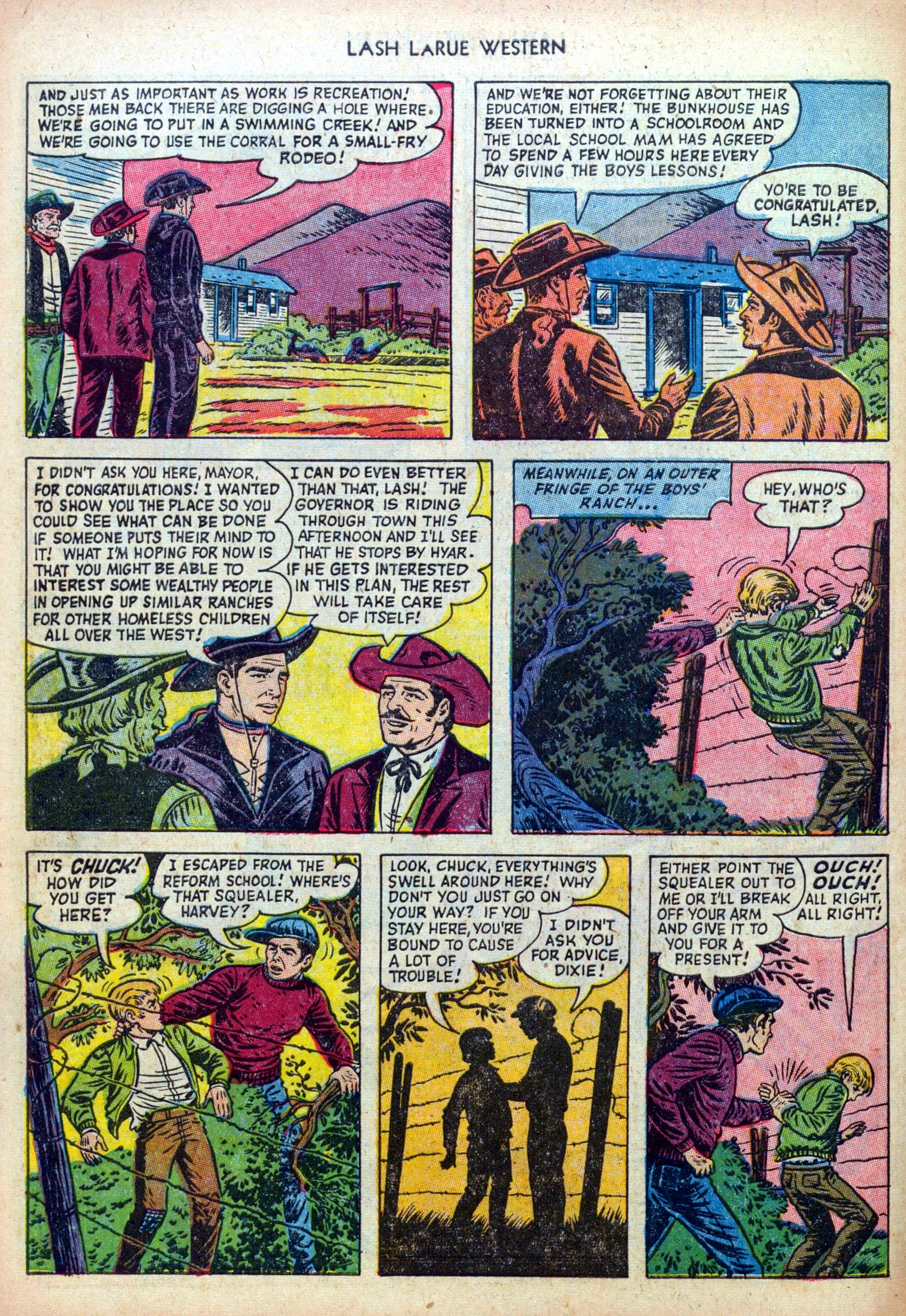 Read online Lash Larue Western (1949) comic -  Issue #39 - 30