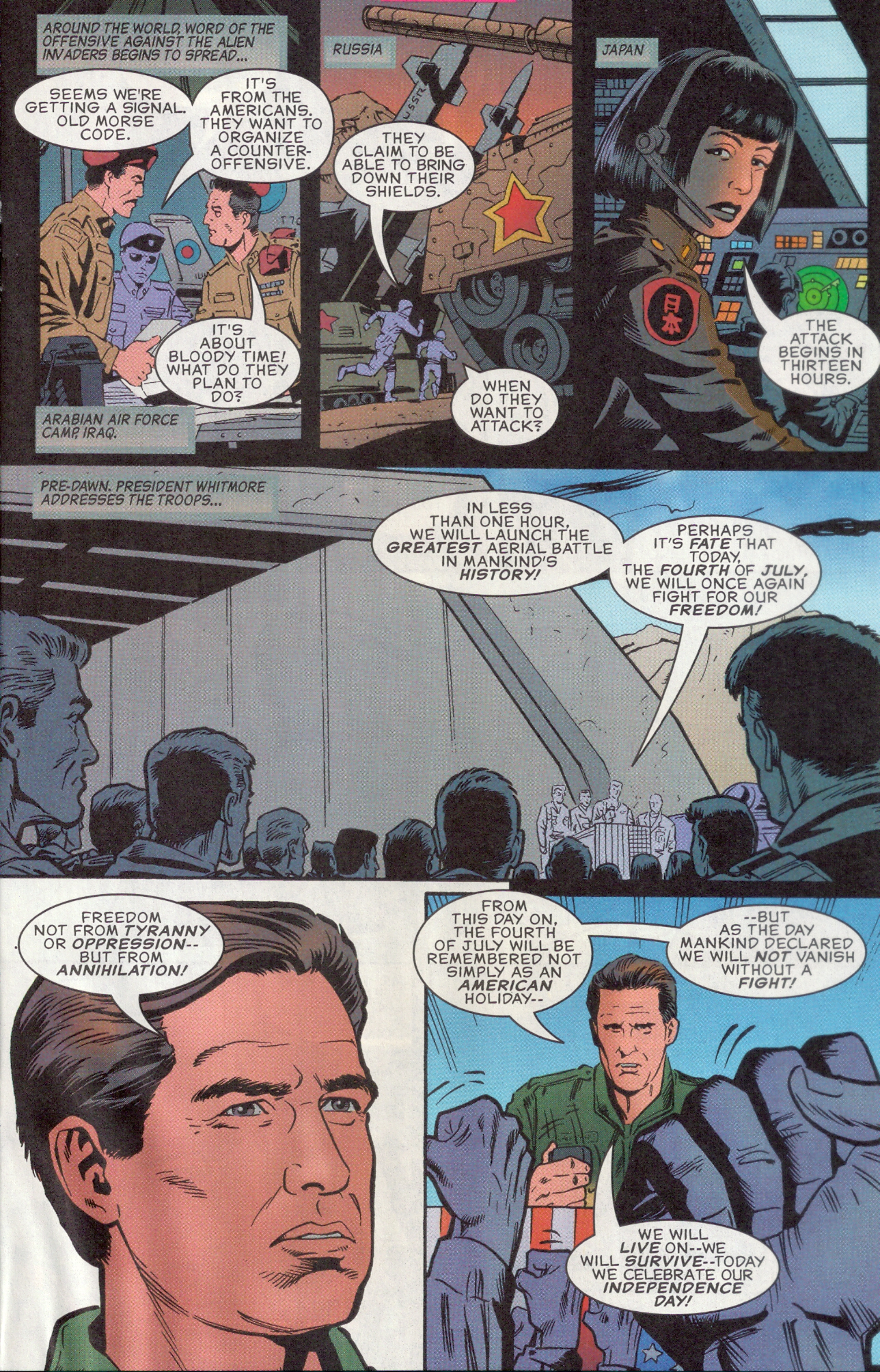 Read online Independence Day (1996) comic -  Issue #2 - 17