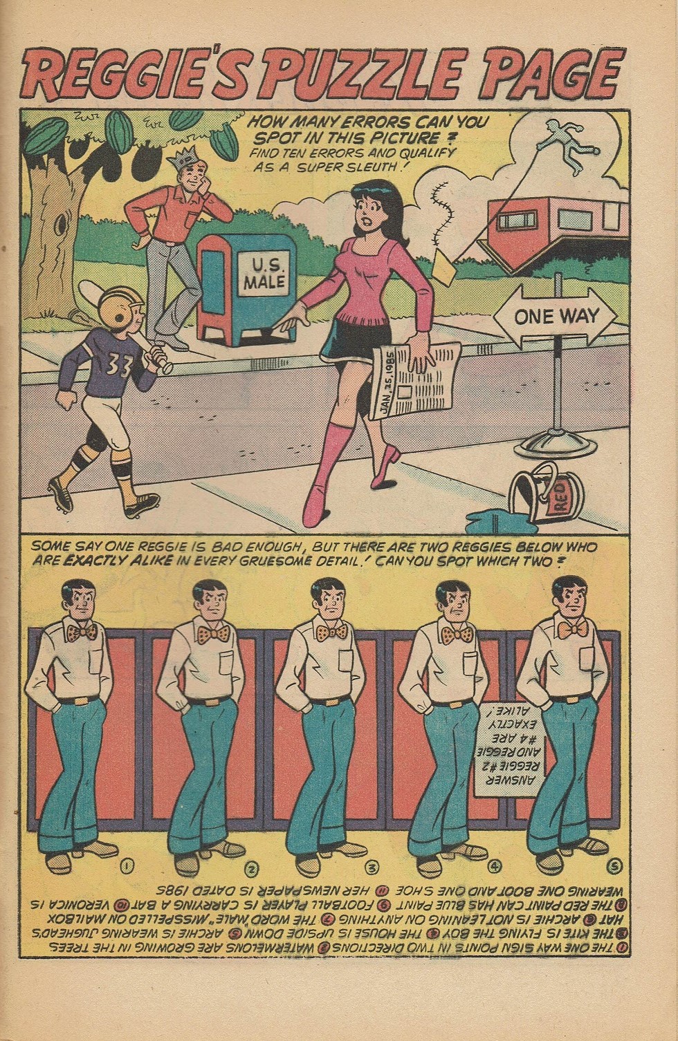 Read online Reggie's Wise Guy Jokes comic -  Issue #34 - 28