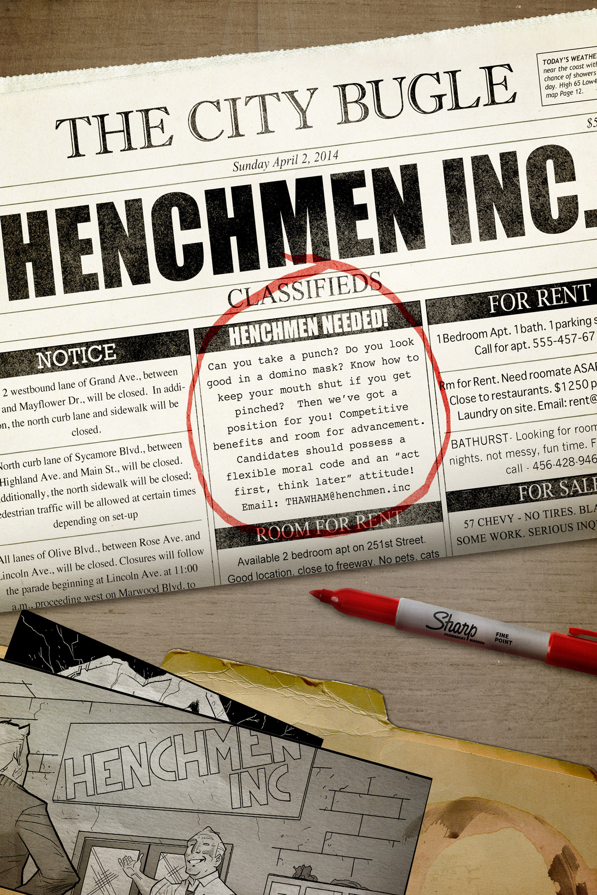 Read online Henchmen, Inc. comic -  Issue #1 - 1