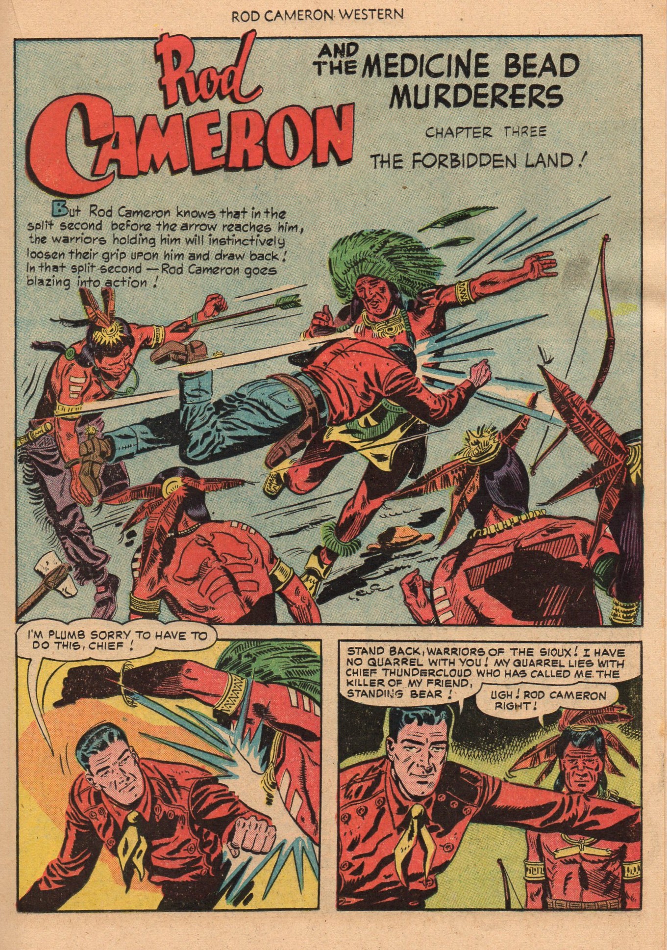 Read online Rod Cameron Western comic -  Issue #6 - 21
