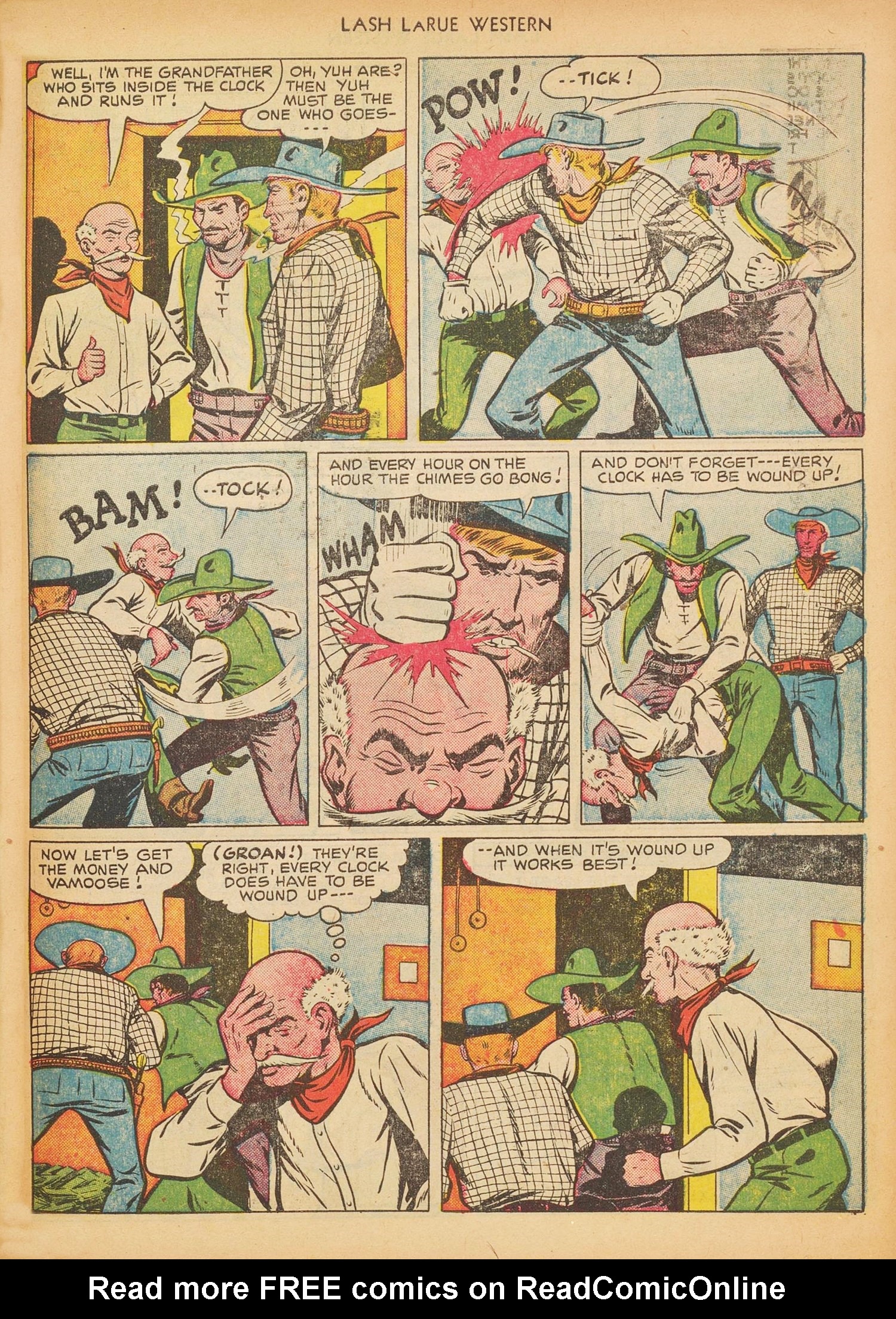 Read online Lash Larue Western (1949) comic -  Issue #17 - 31