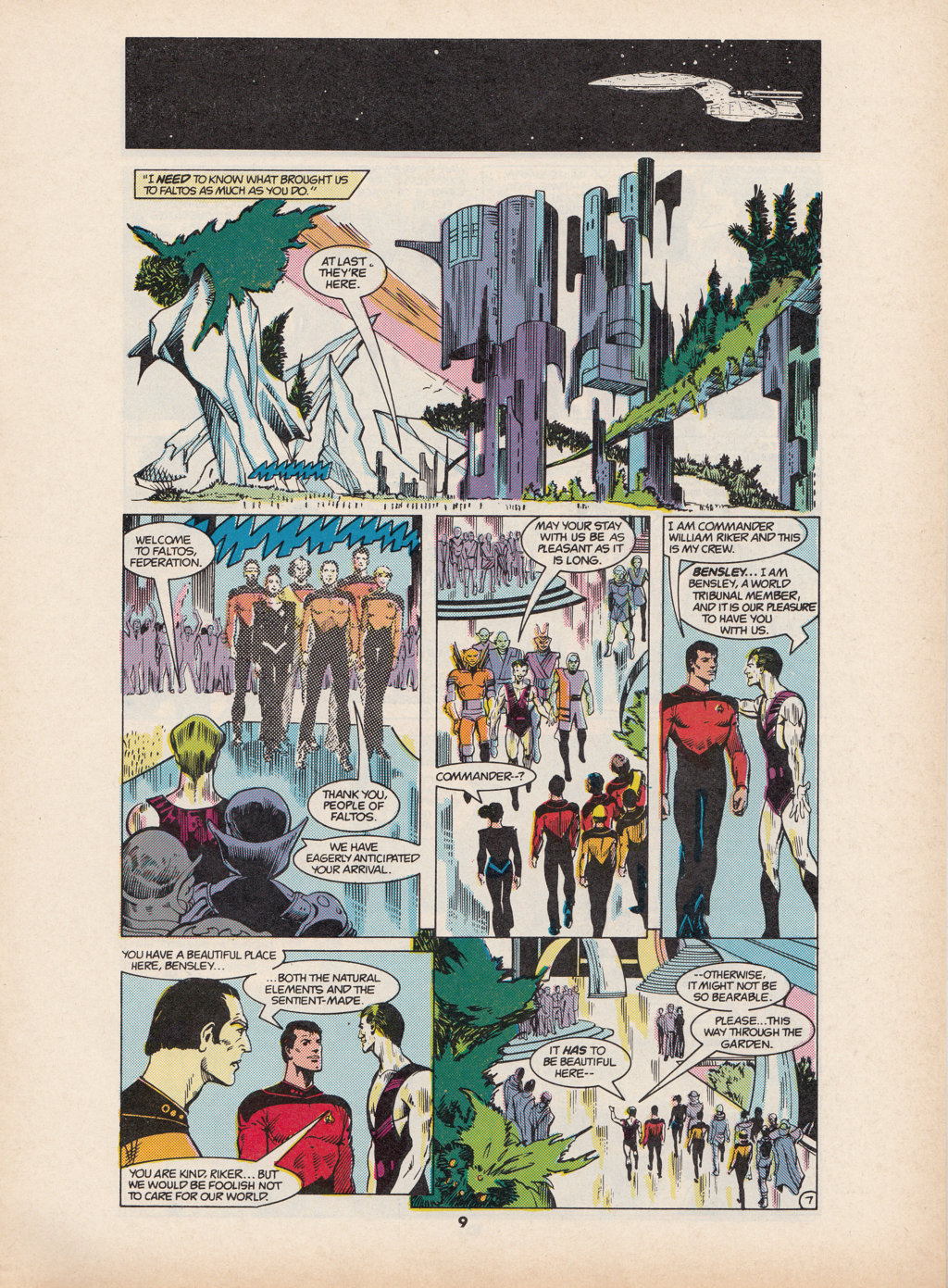 Read online Star Trek The Next Generation (1990) comic -  Issue #7 - 9