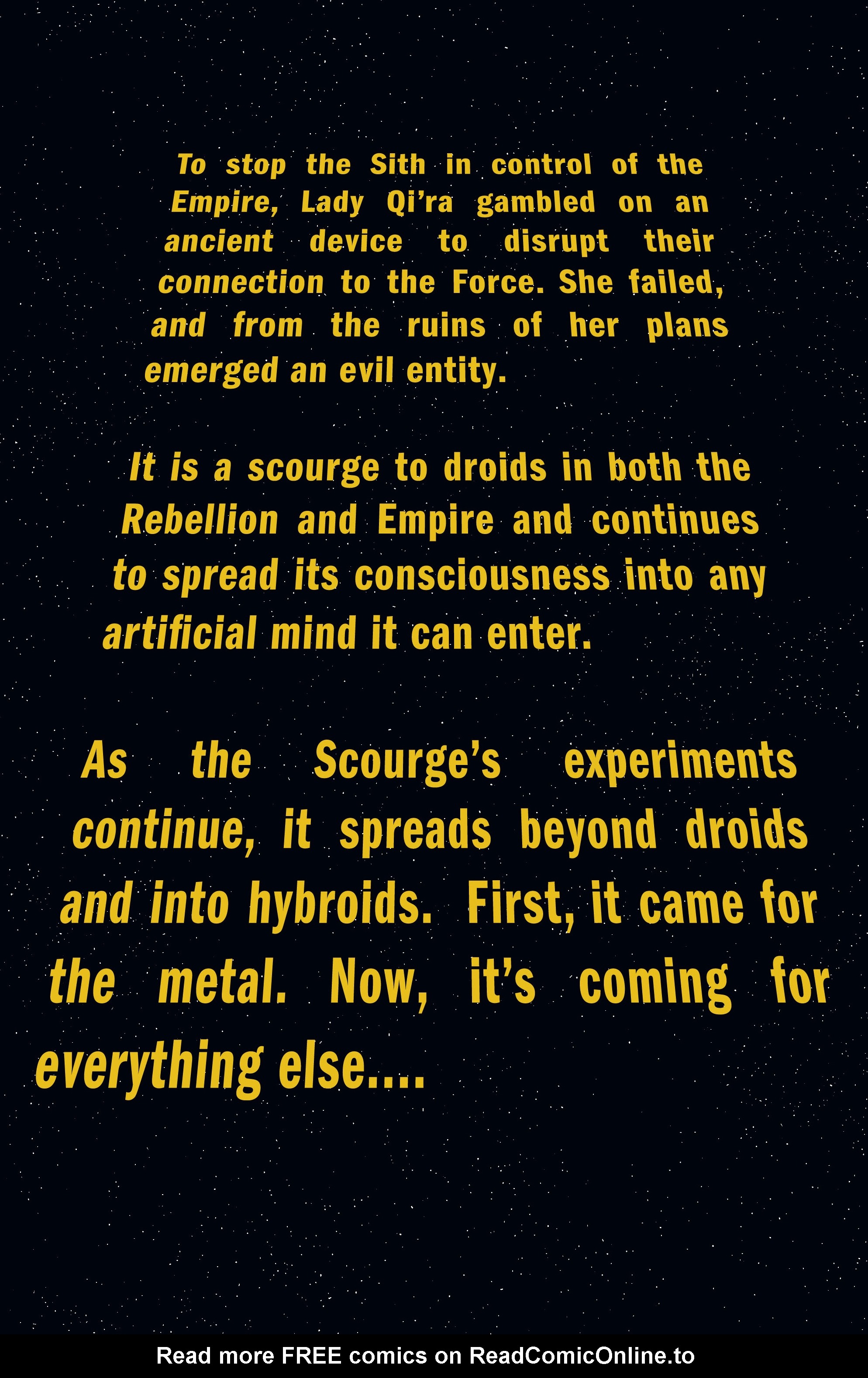 Read online Star Wars: Dark Droids comic -  Issue #5 - 2
