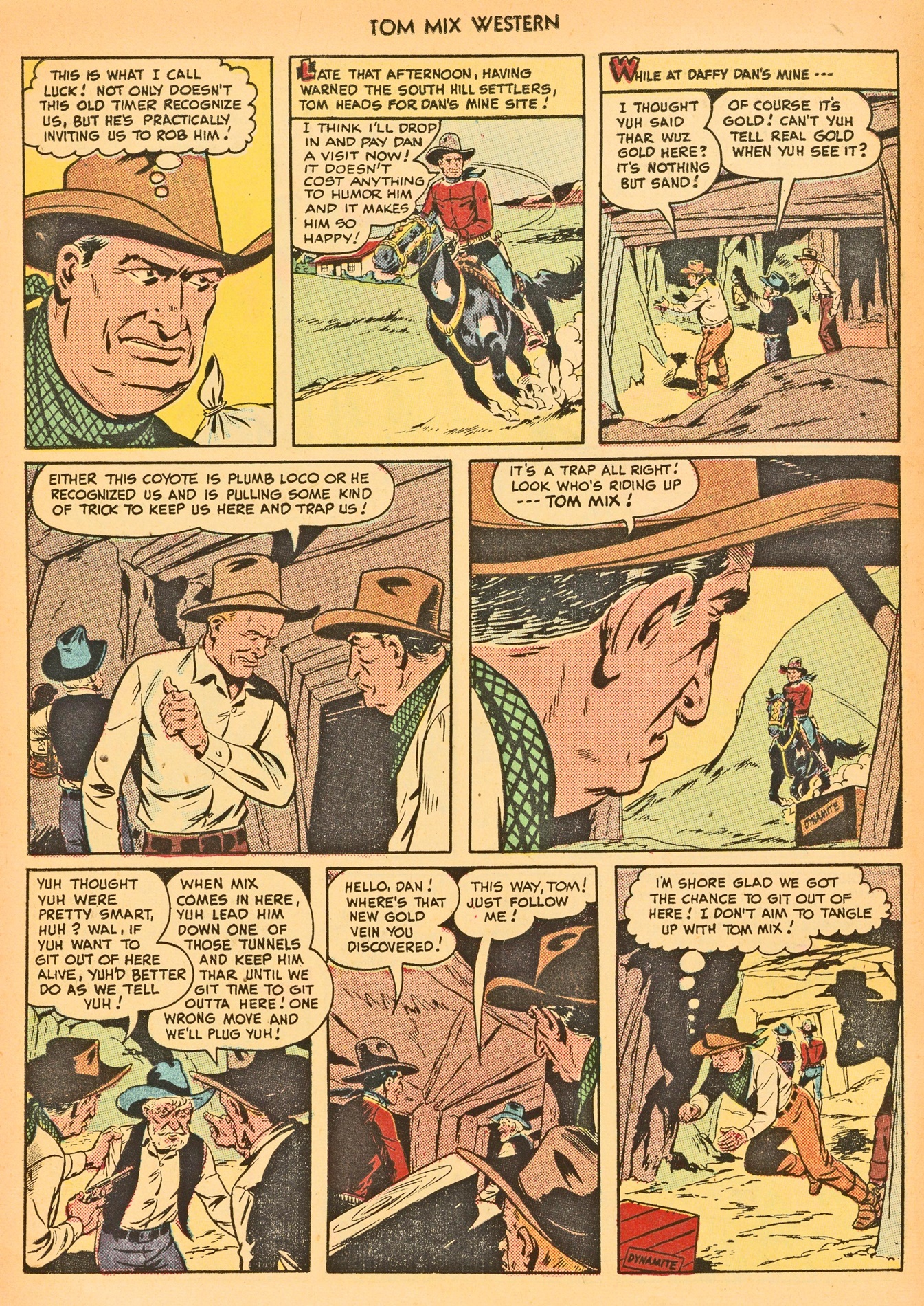 Read online Tom Mix Western (1948) comic -  Issue #22 - 18