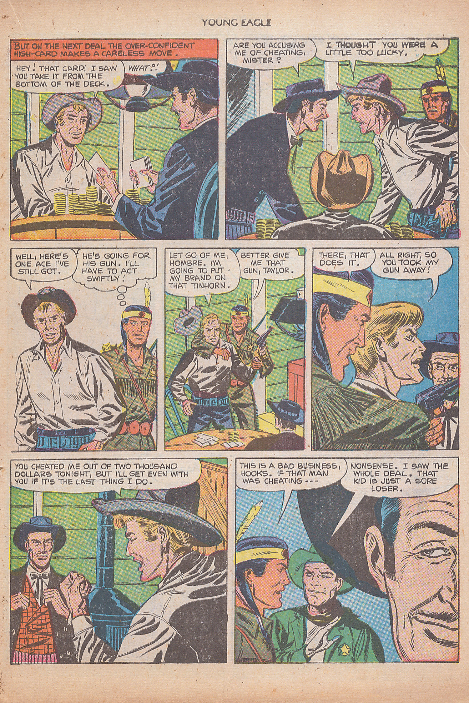 Read online Young Eagle comic -  Issue #8 - 19