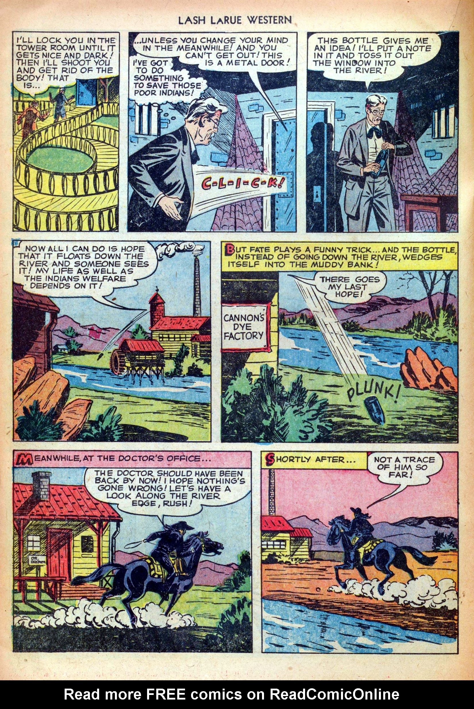 Read online Lash Larue Western (1949) comic -  Issue #24 - 22