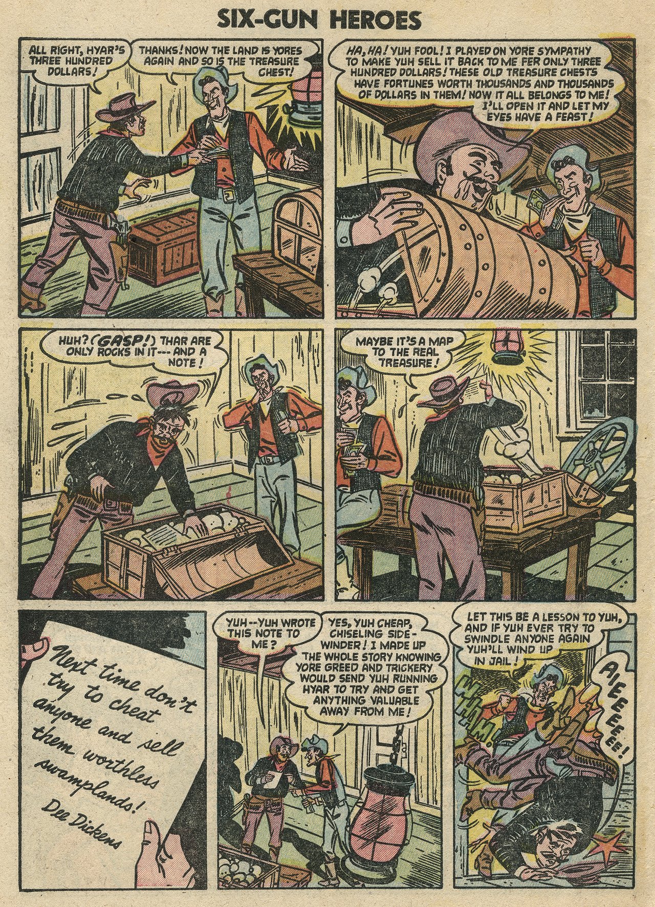 Read online Six-Gun Heroes comic -  Issue #24 - 34
