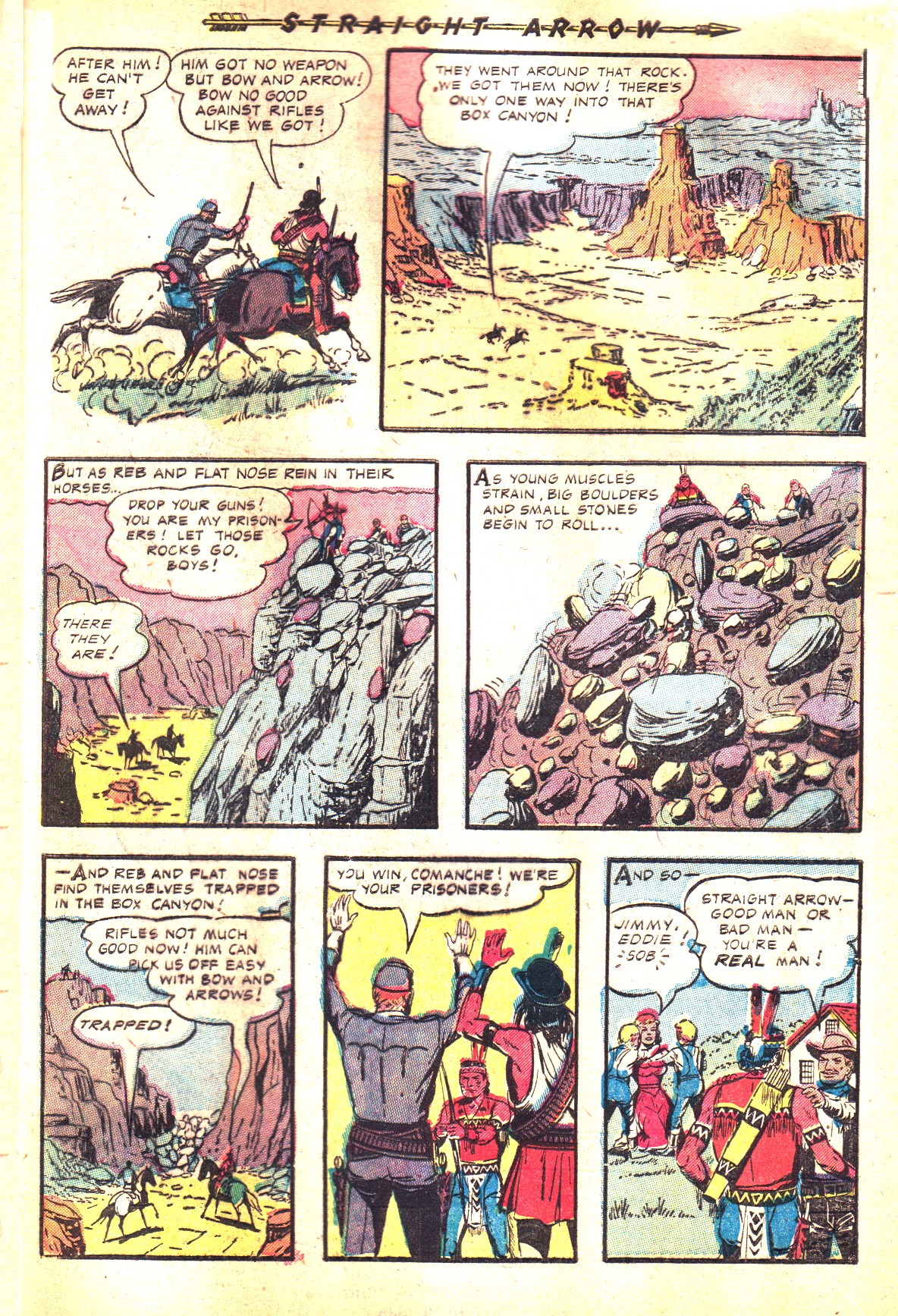 Read online Straight Arrow comic -  Issue #33 - 33