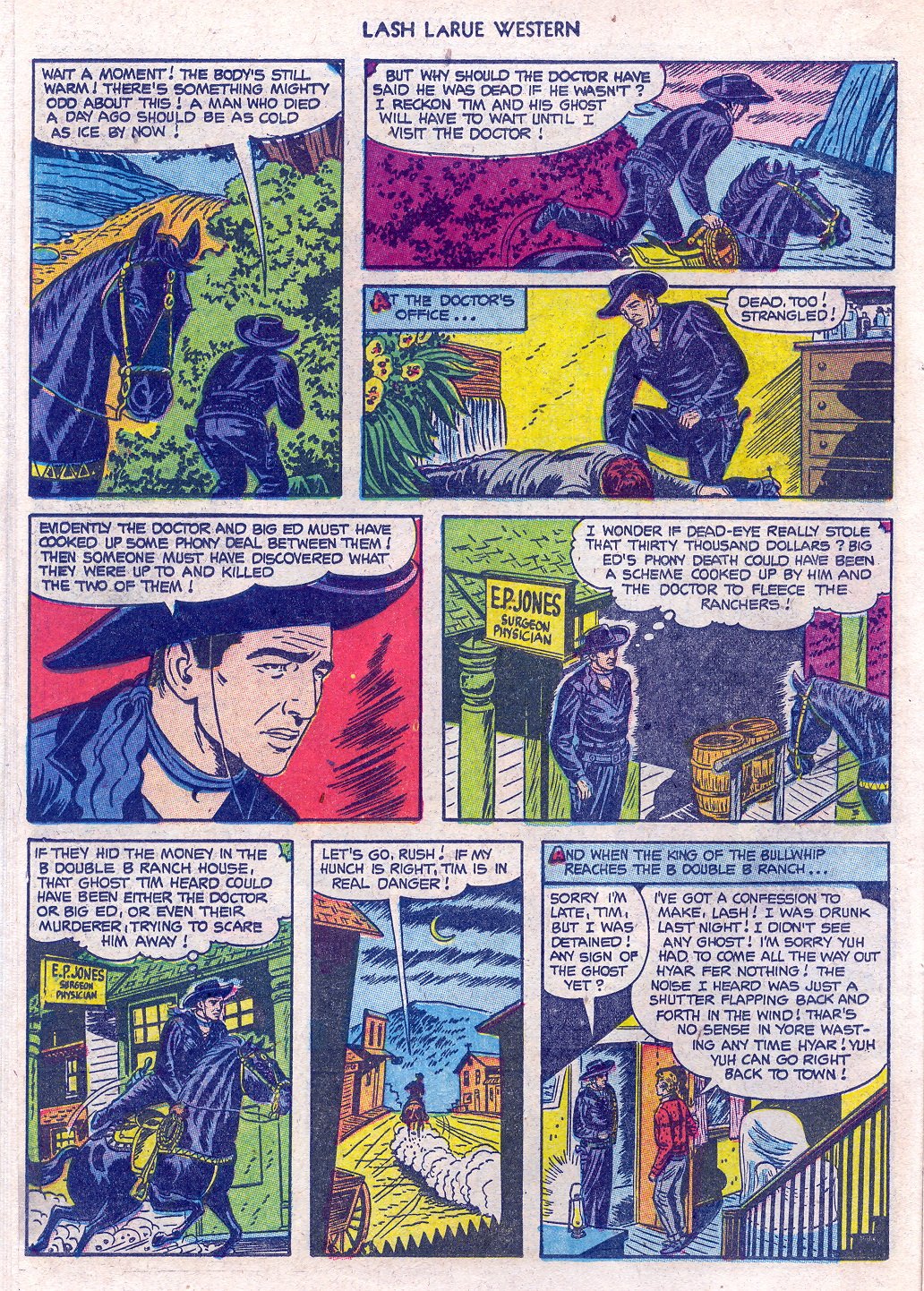 Read online Lash Larue Western (1949) comic -  Issue #45 - 14