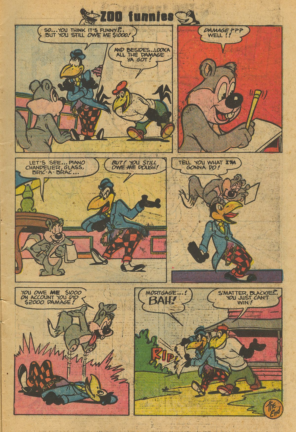 Read online Zoo Funnies comic -  Issue #3 - 11