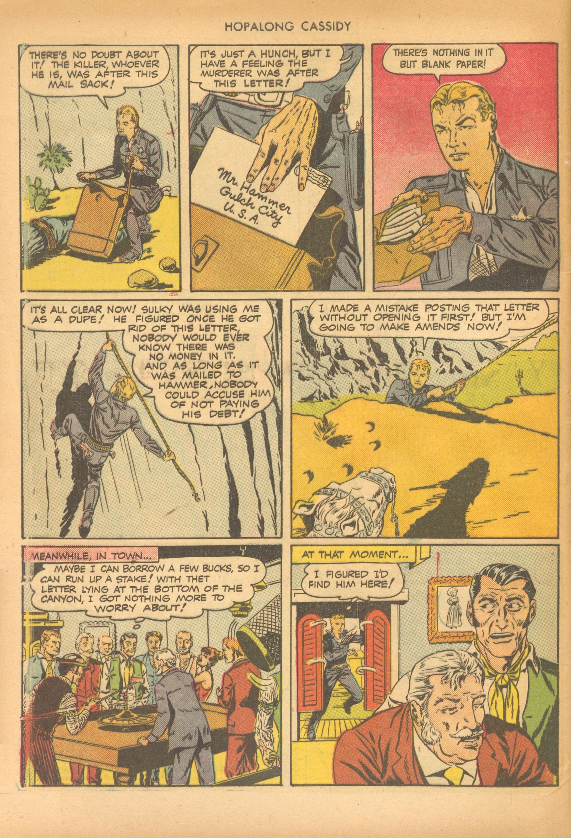 Read online Hopalong Cassidy comic -  Issue #43 - 48