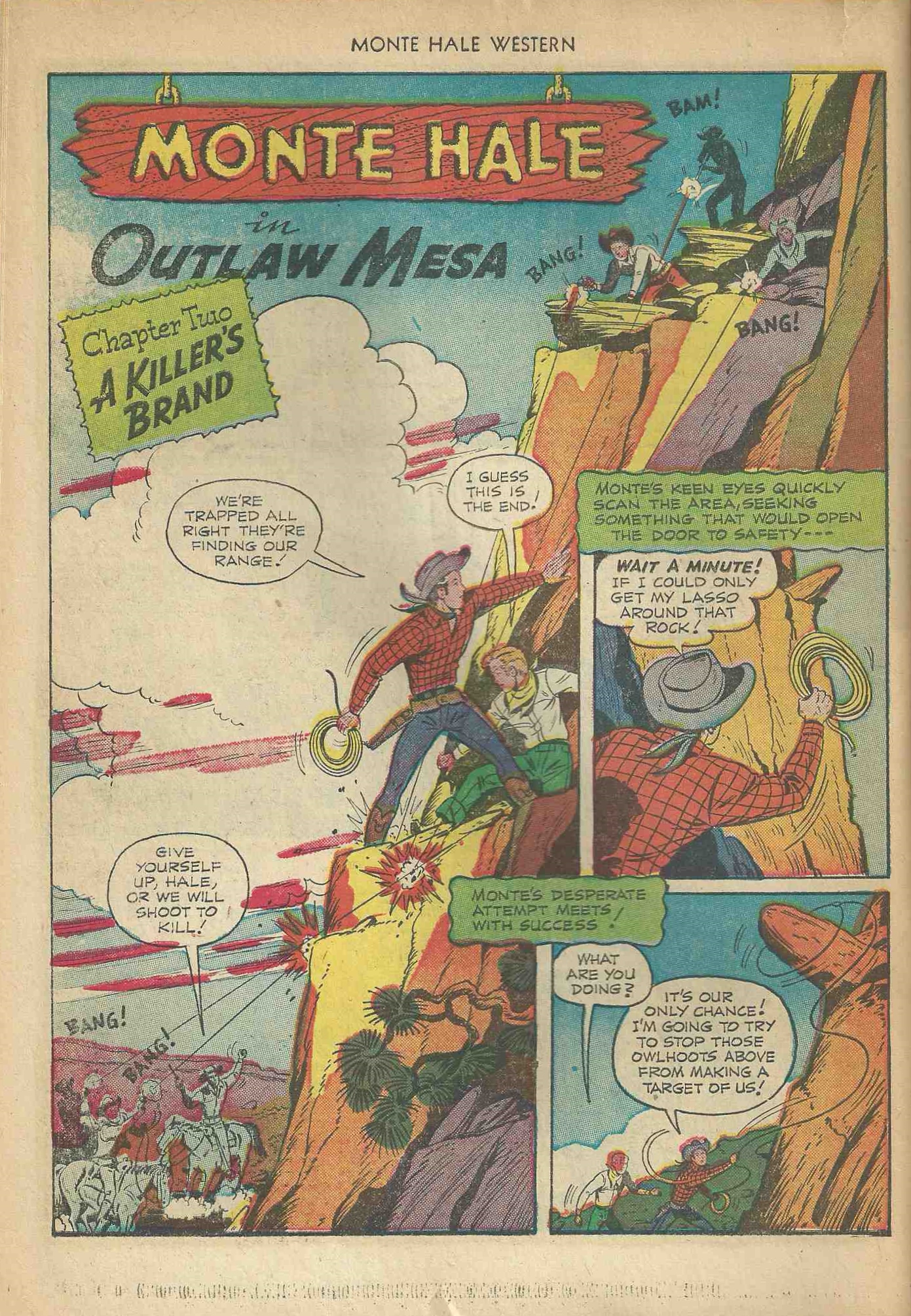 Read online Monte Hale Western comic -  Issue #57 - 10