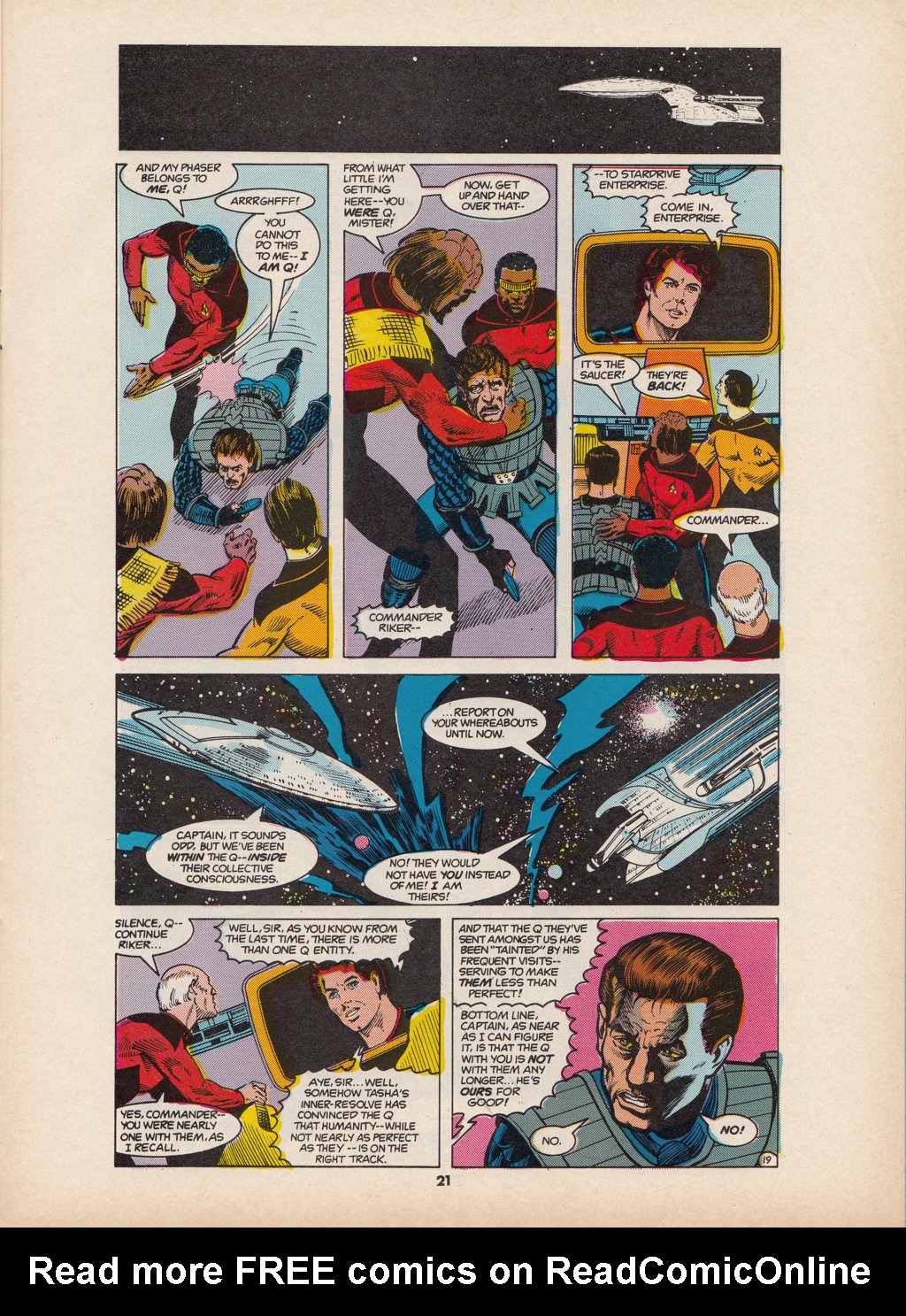 Read online Star Trek The Next Generation (1990) comic -  Issue #5 - 21